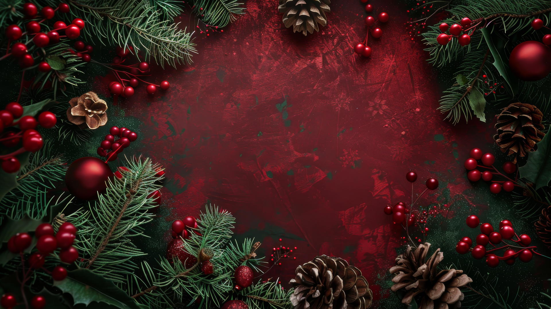 Creative Christmas background in 4K resolution
