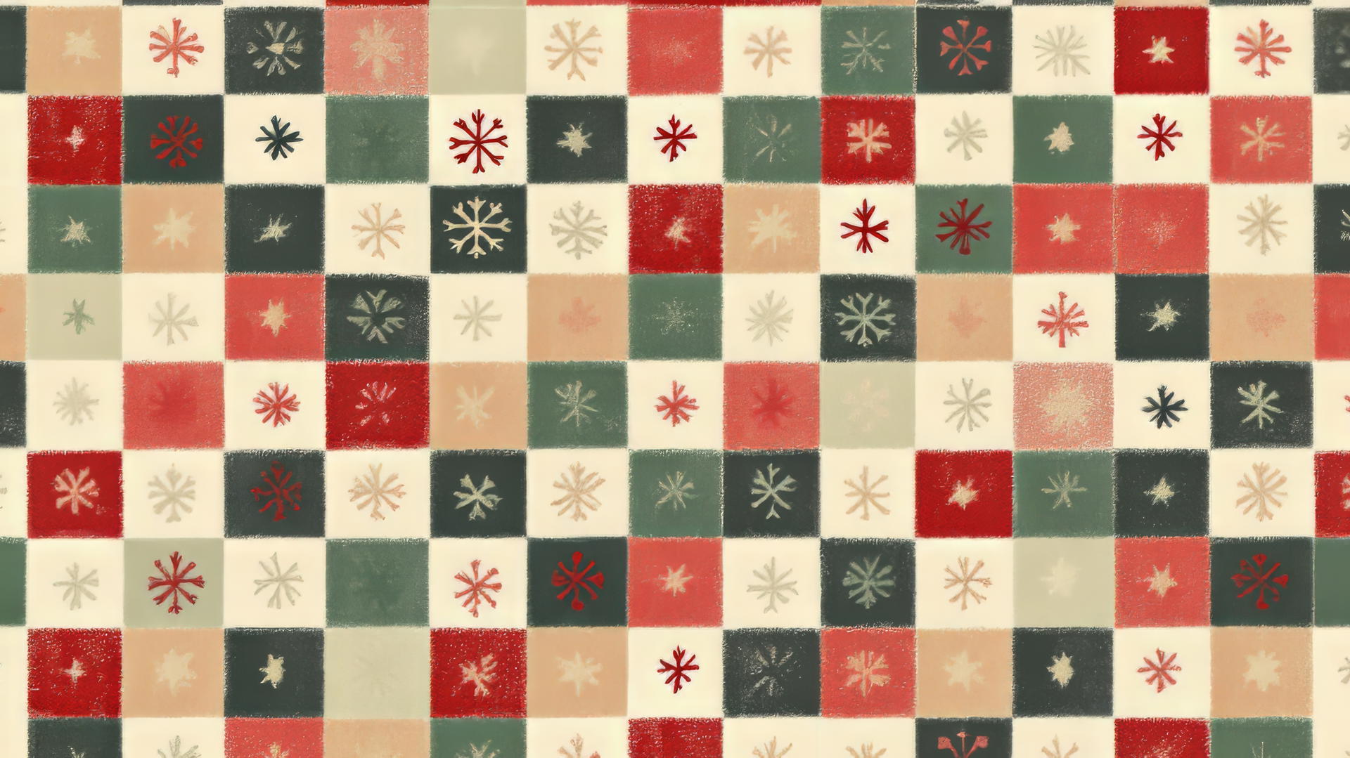 christmas wallpaper preppy with festive checkered pattern, candy canes, and snowflakes