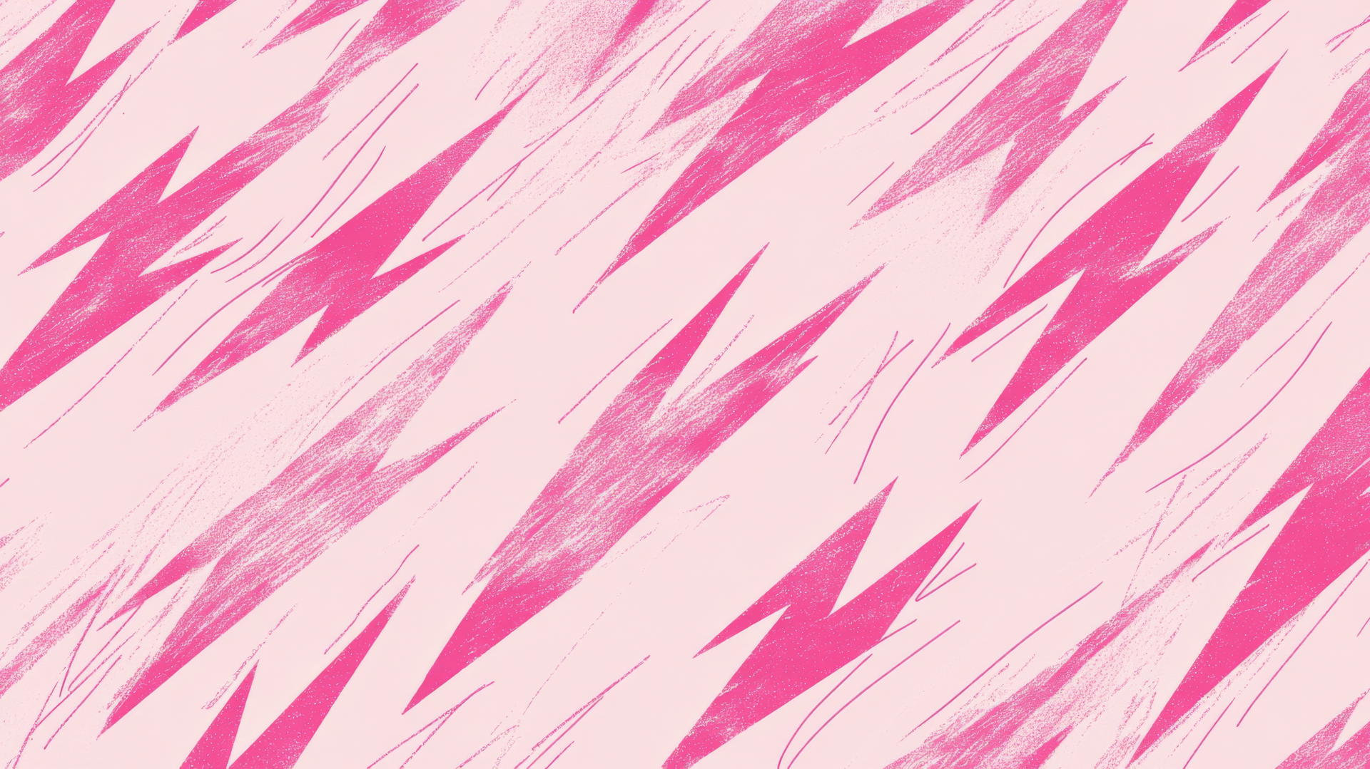 Pink preppy wallpaper with bold lightning bolts