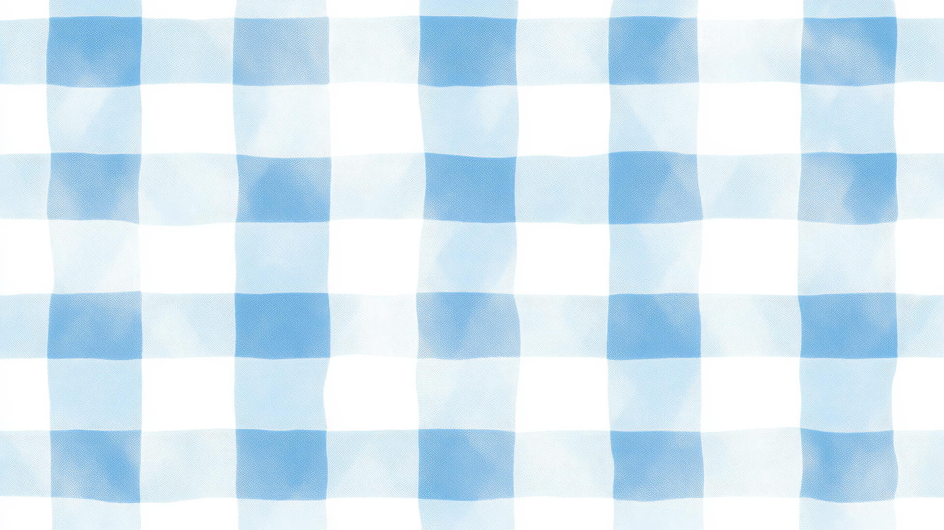 preppy blue wallpaper with light blue gingham squares on a white background