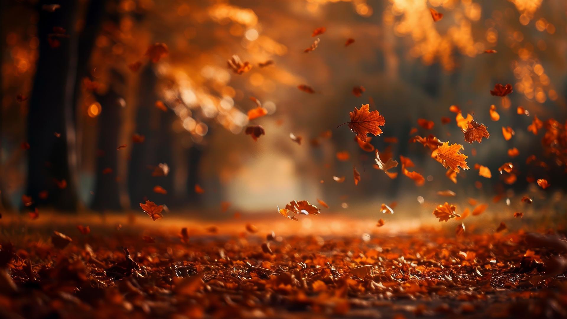 Aesthetic Autumn scenery in 4K resolution.