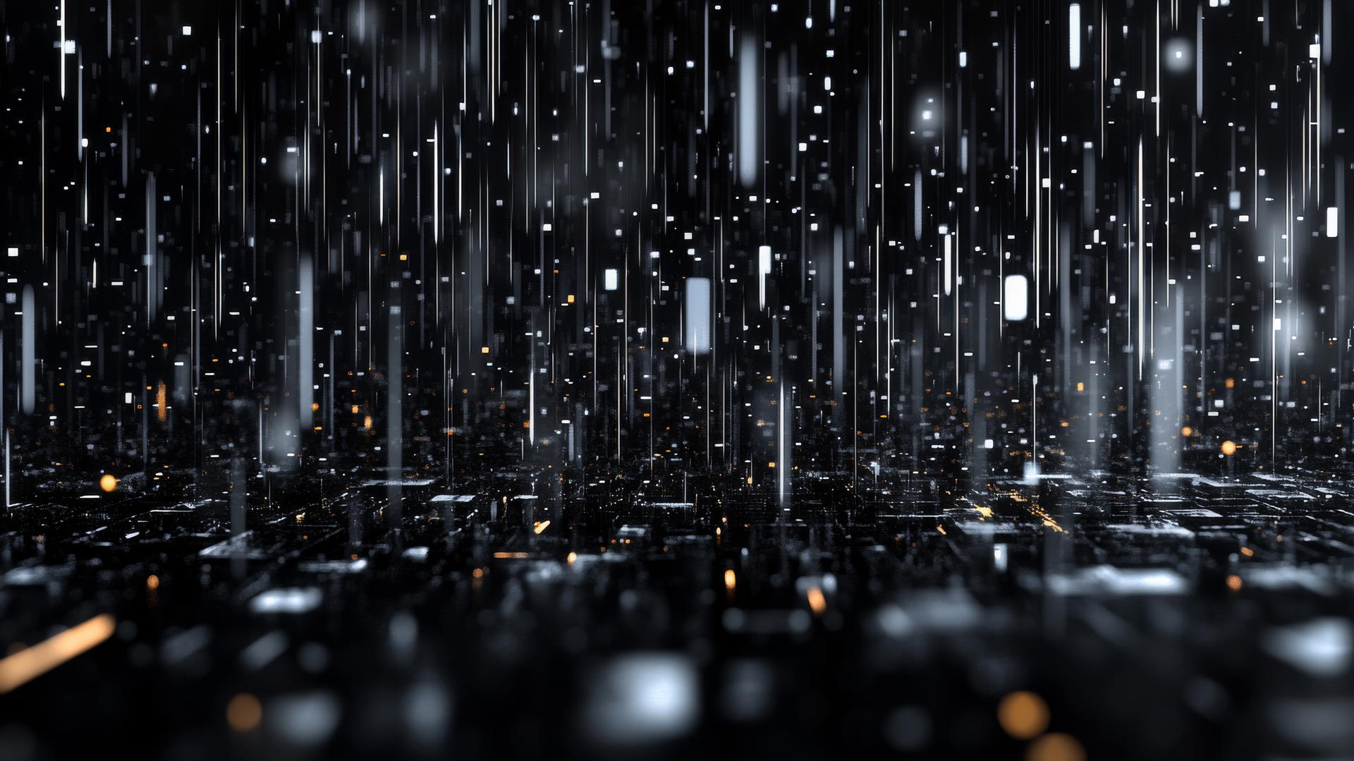 y2k wallpaper black with abstract digital shapes and glitchy effects
