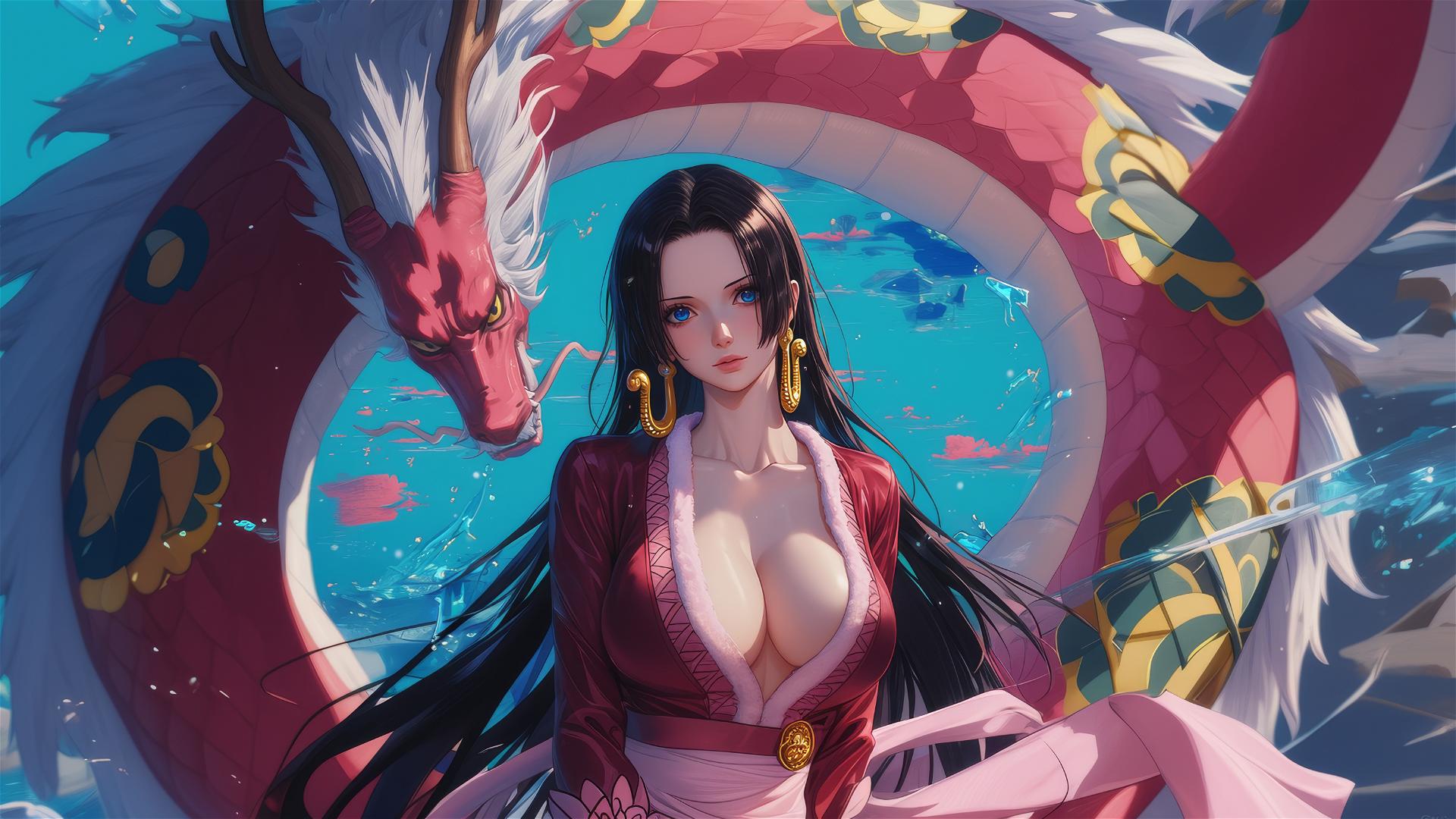 Boa Hancock from One Piece illustration