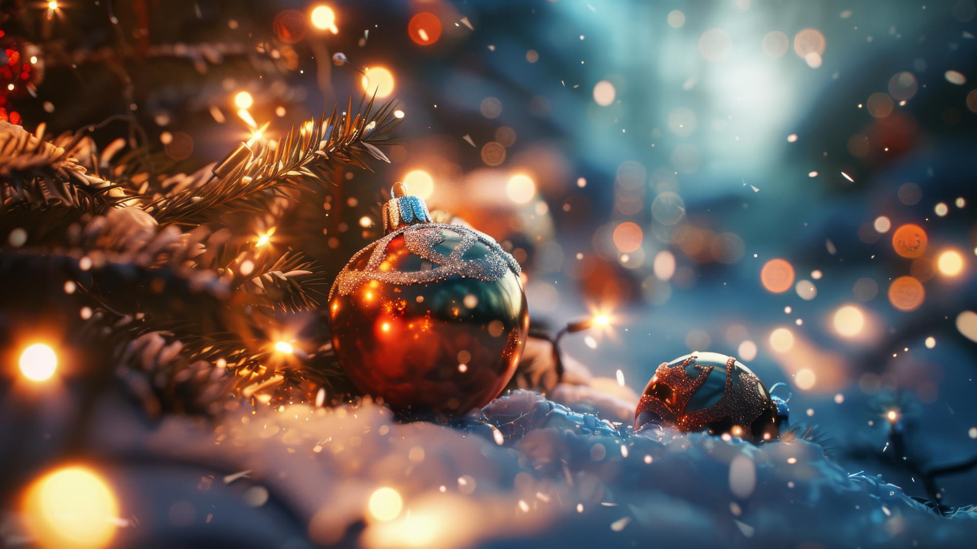 Christmas background, 4K resolution
