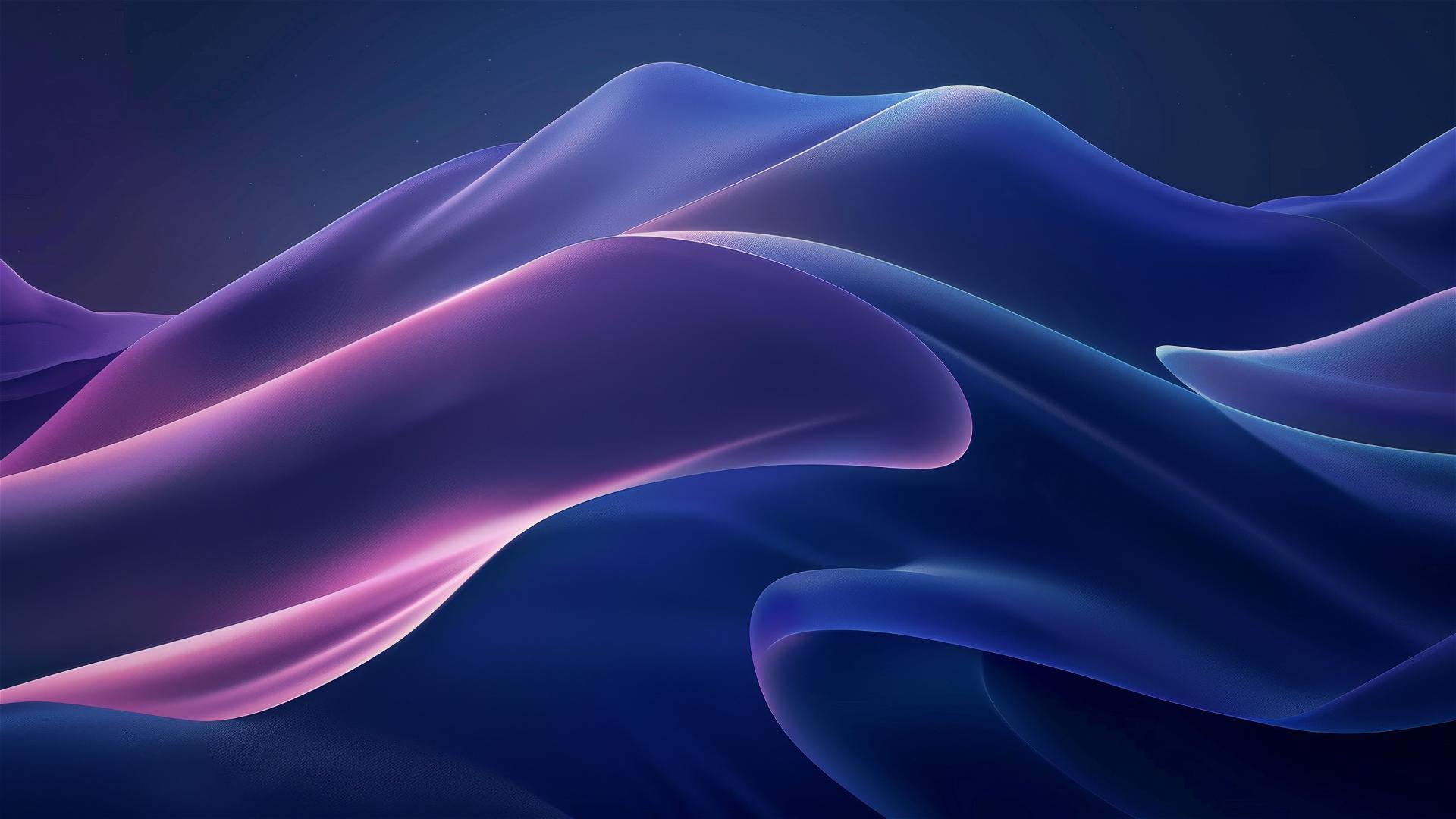Elegant dark periwinkle shapes on minimalistic iPhone background