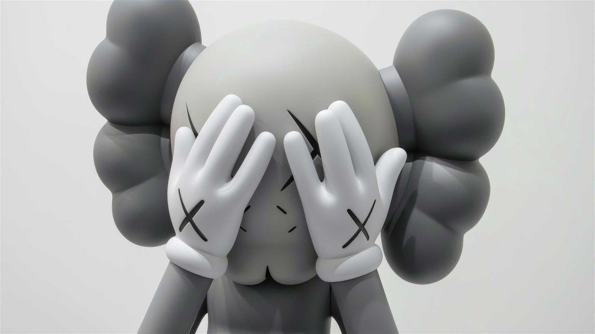 Award-winning photography of Kaws doll