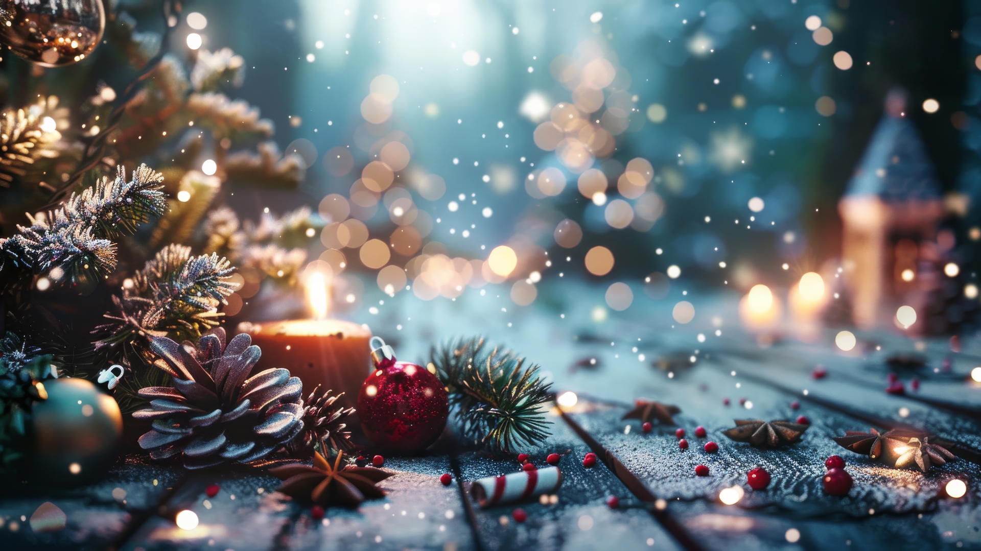 Festive Christmas background