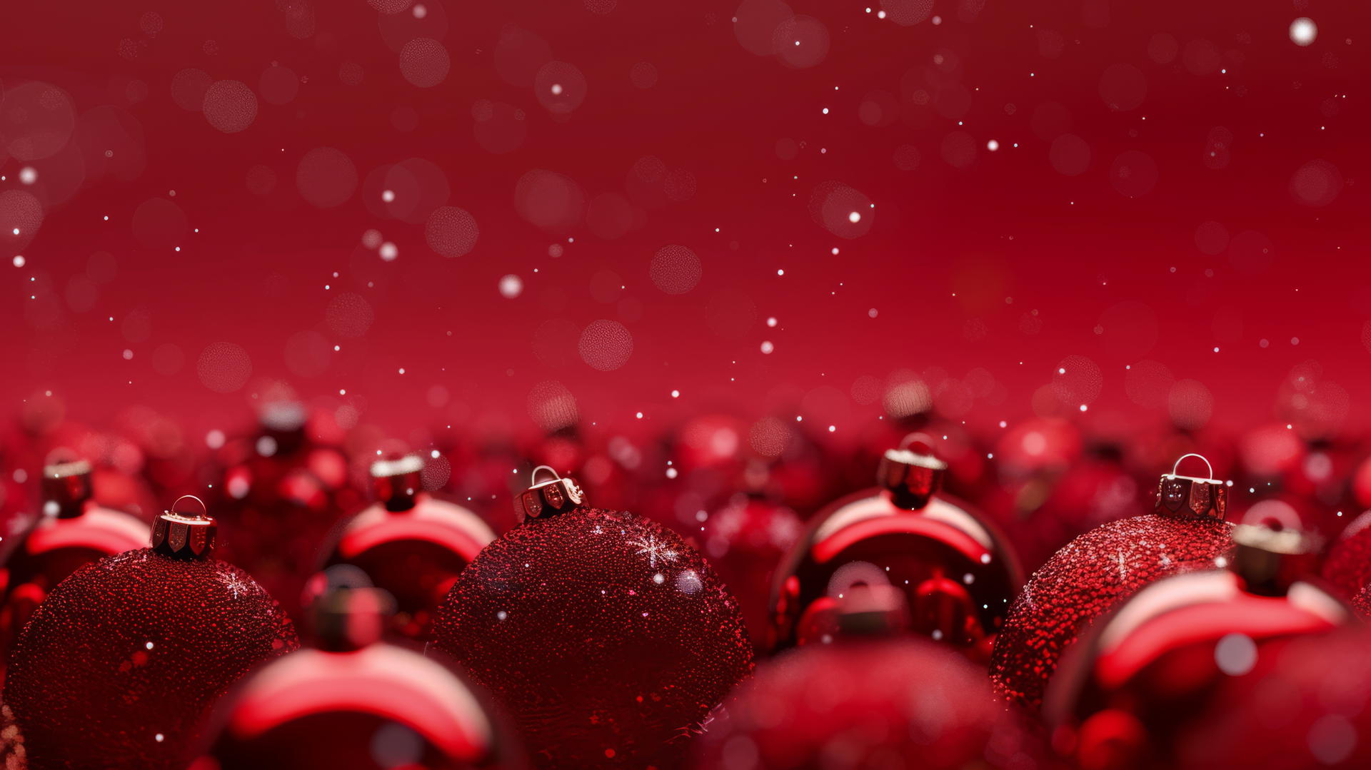 festive Christmas background with red elements