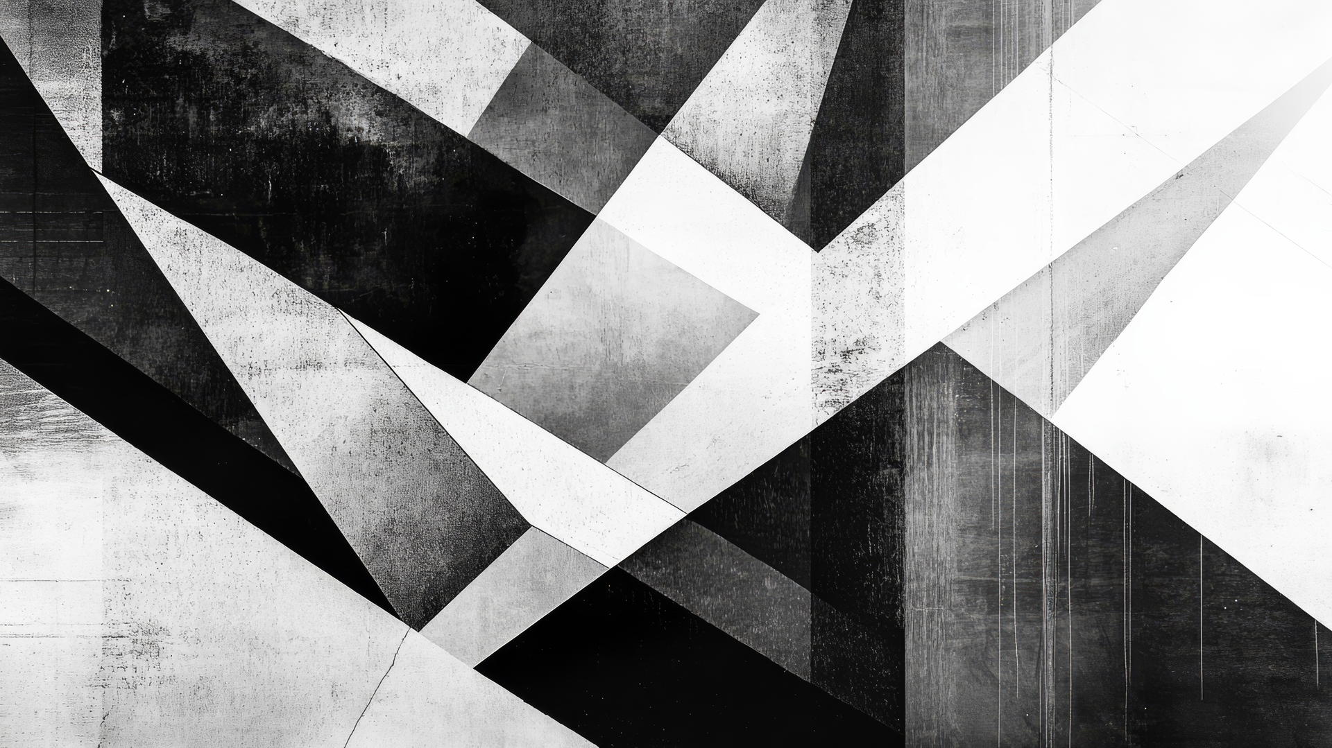 modern black and white aesthetic wallpaper with geometric shapes and lines