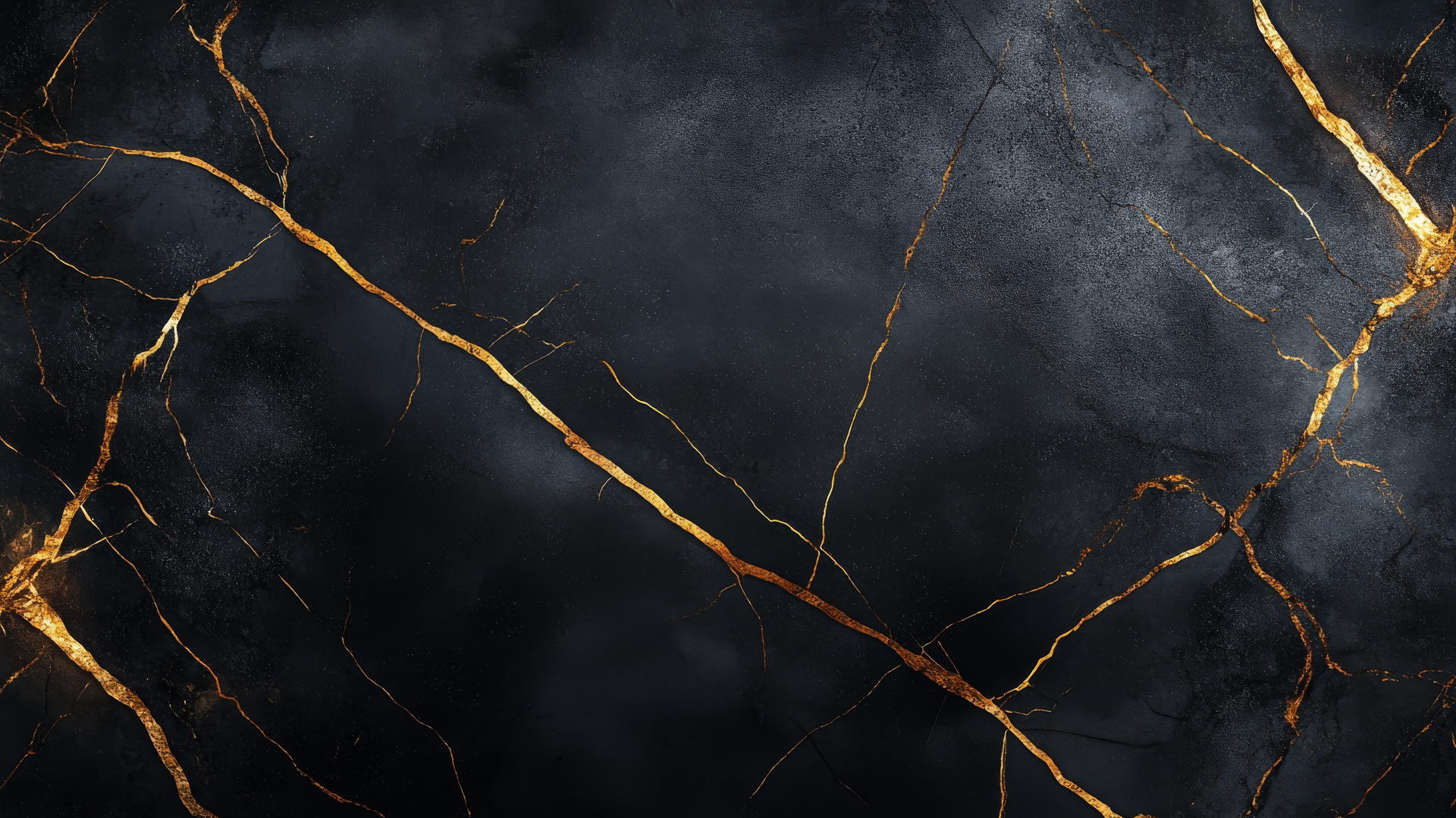 black aesthetic wallpaper with luxurious black marble texture and gold veins