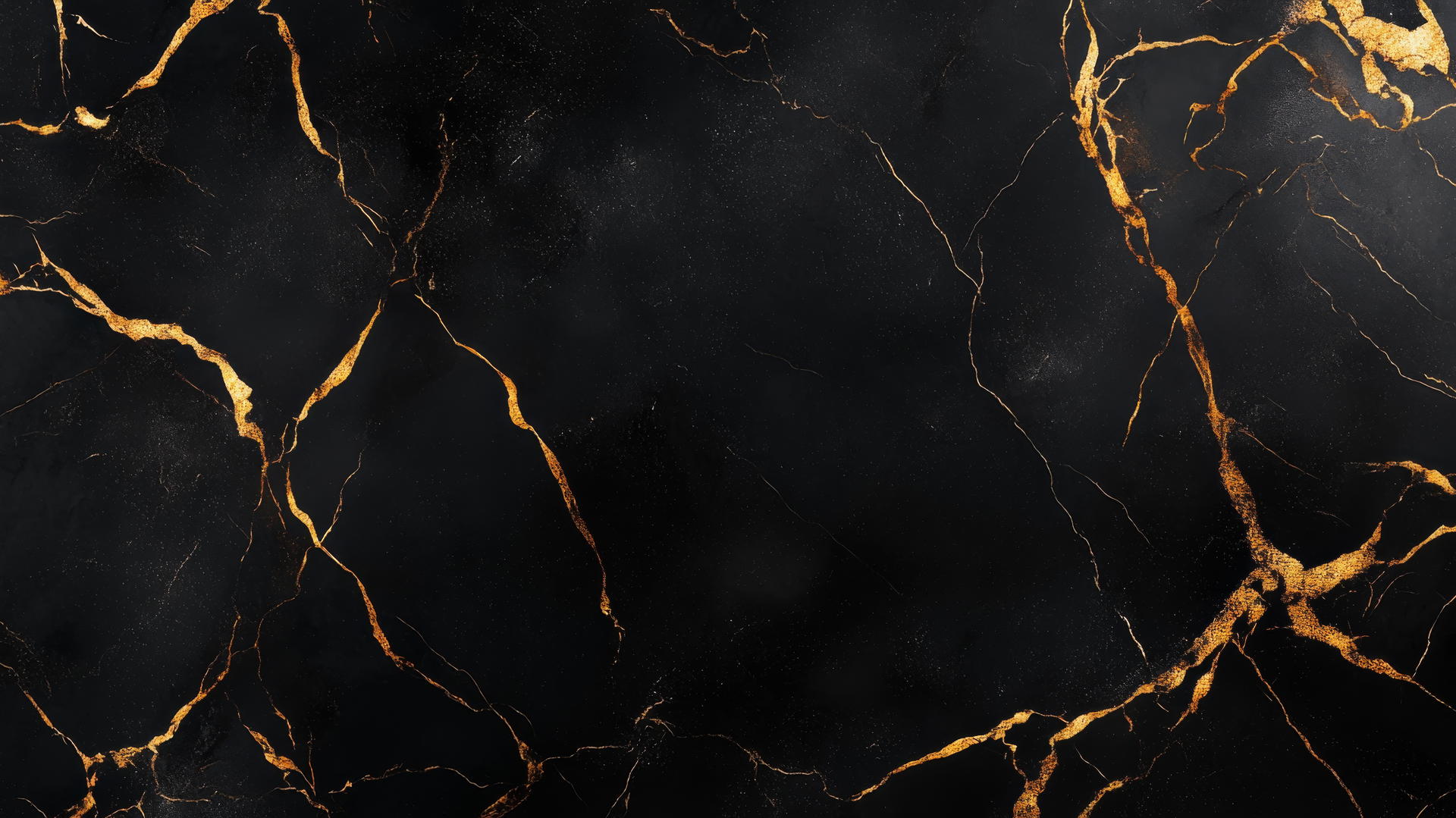 black aesthetic wallpaper with gold-veined luxurious black marble texture
