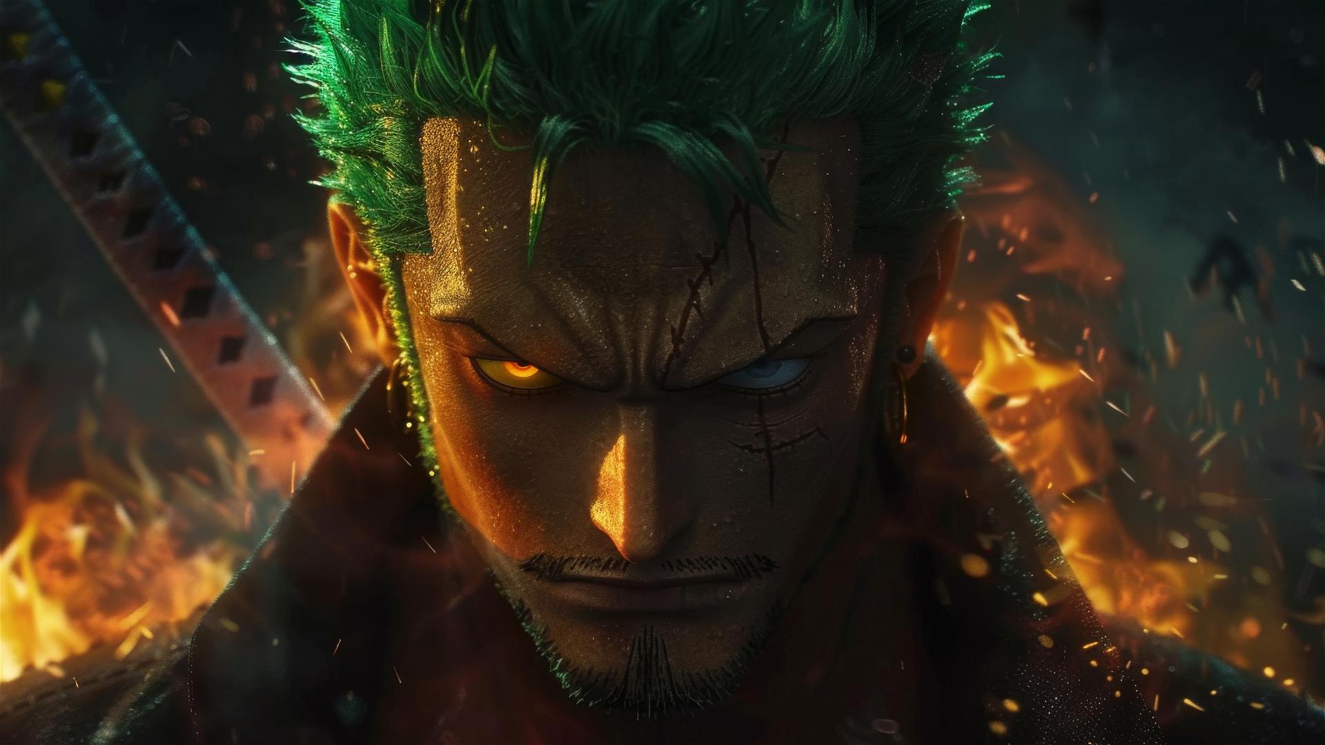 Zoro Roronoa, a character from One Piece