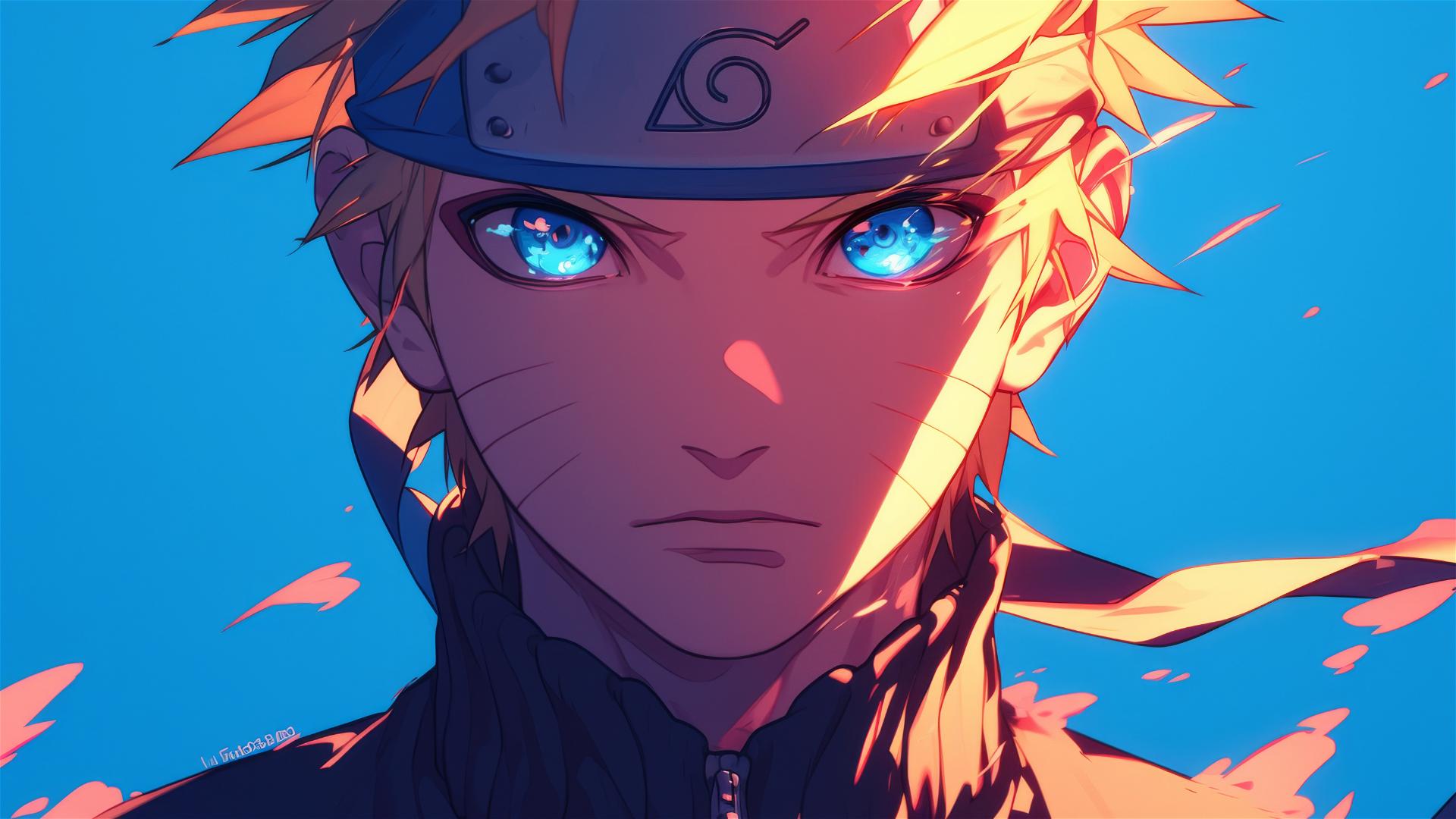 Naruto Uzumaki in iconic pose