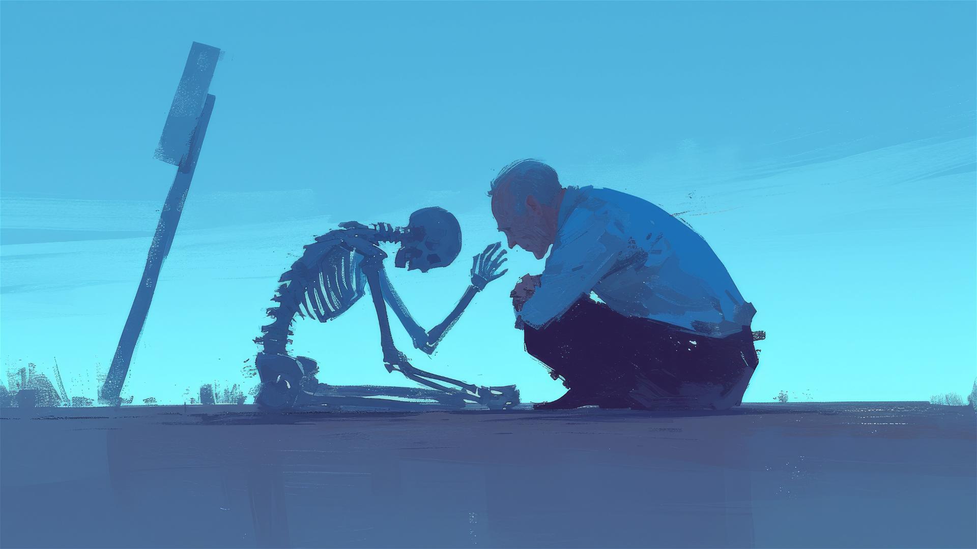 Beksinski-style oddity in a classic Life magazine photo