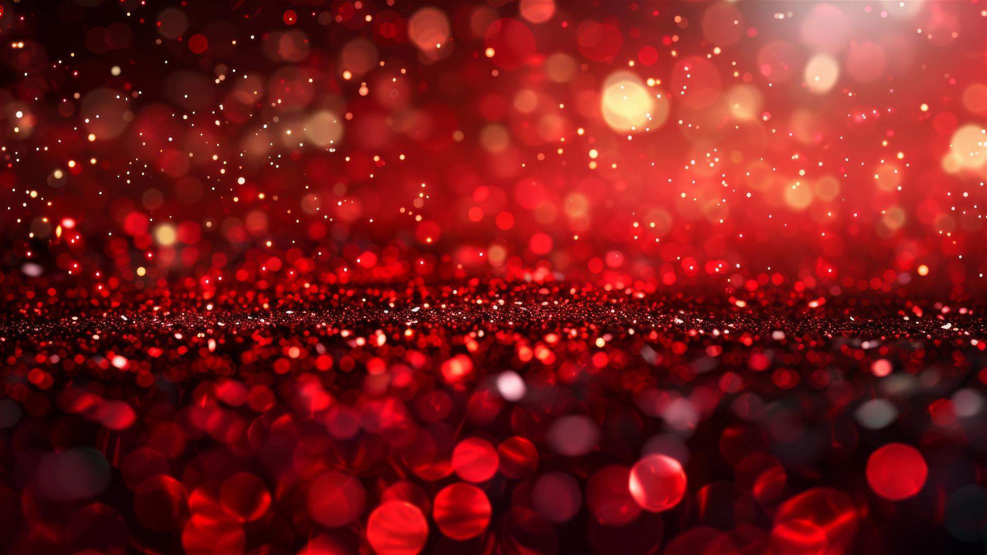 Festive Christmas background with predominant red color