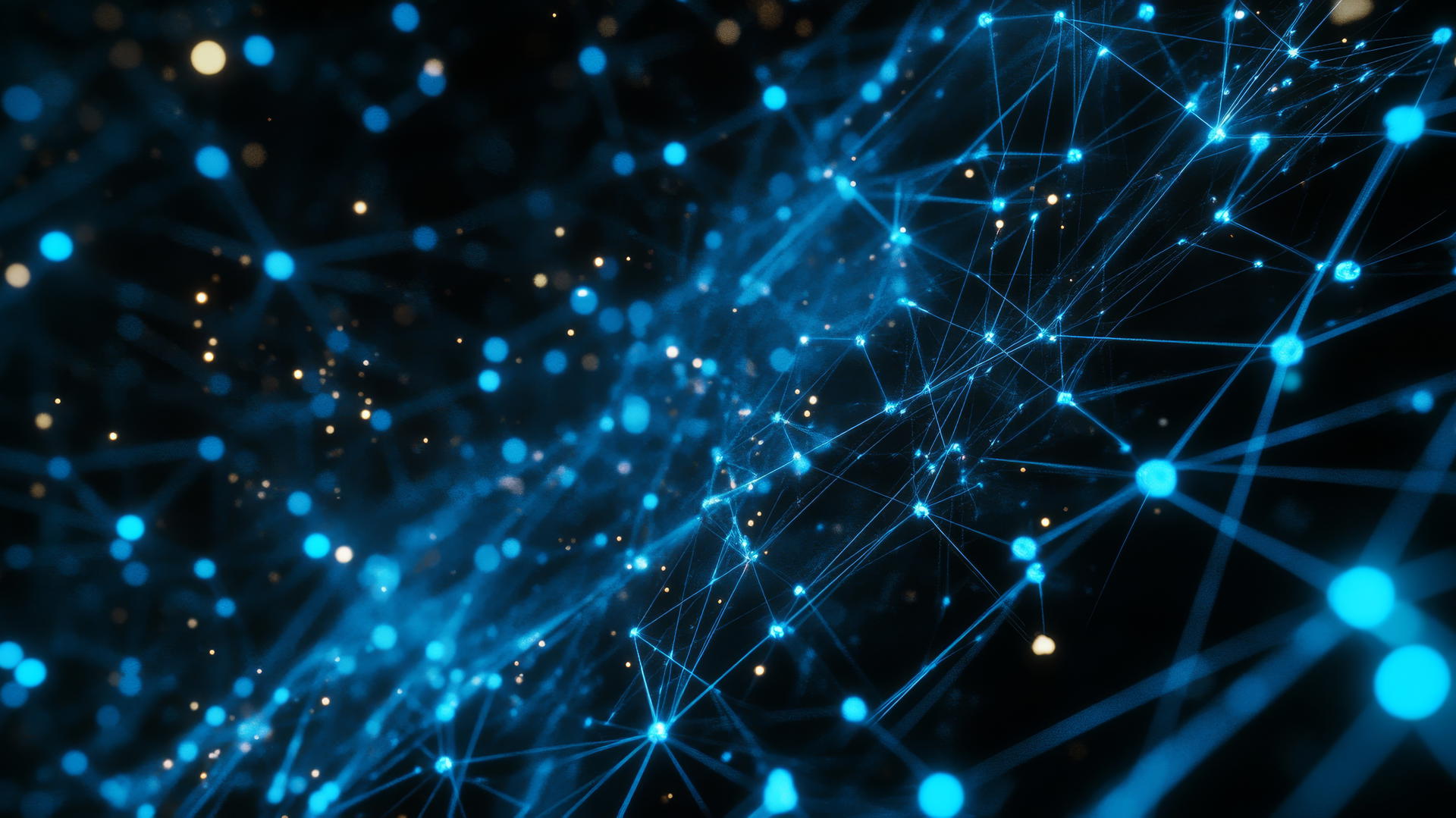 futuristic cyber grid in black and blue