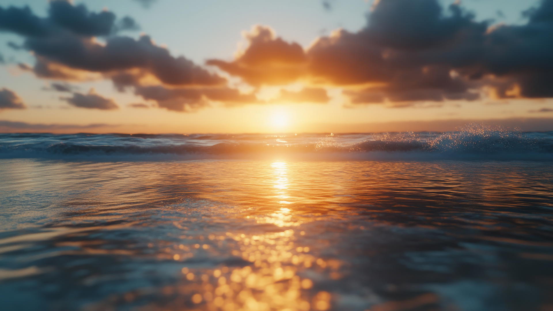 4K beach sunset with sharp details, perfect beach wallpaper 4k