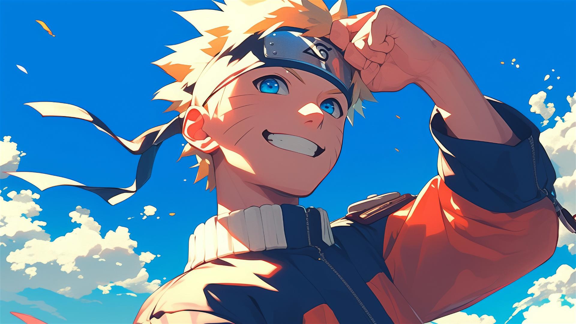 Naruto Uzumaki in iconic pose