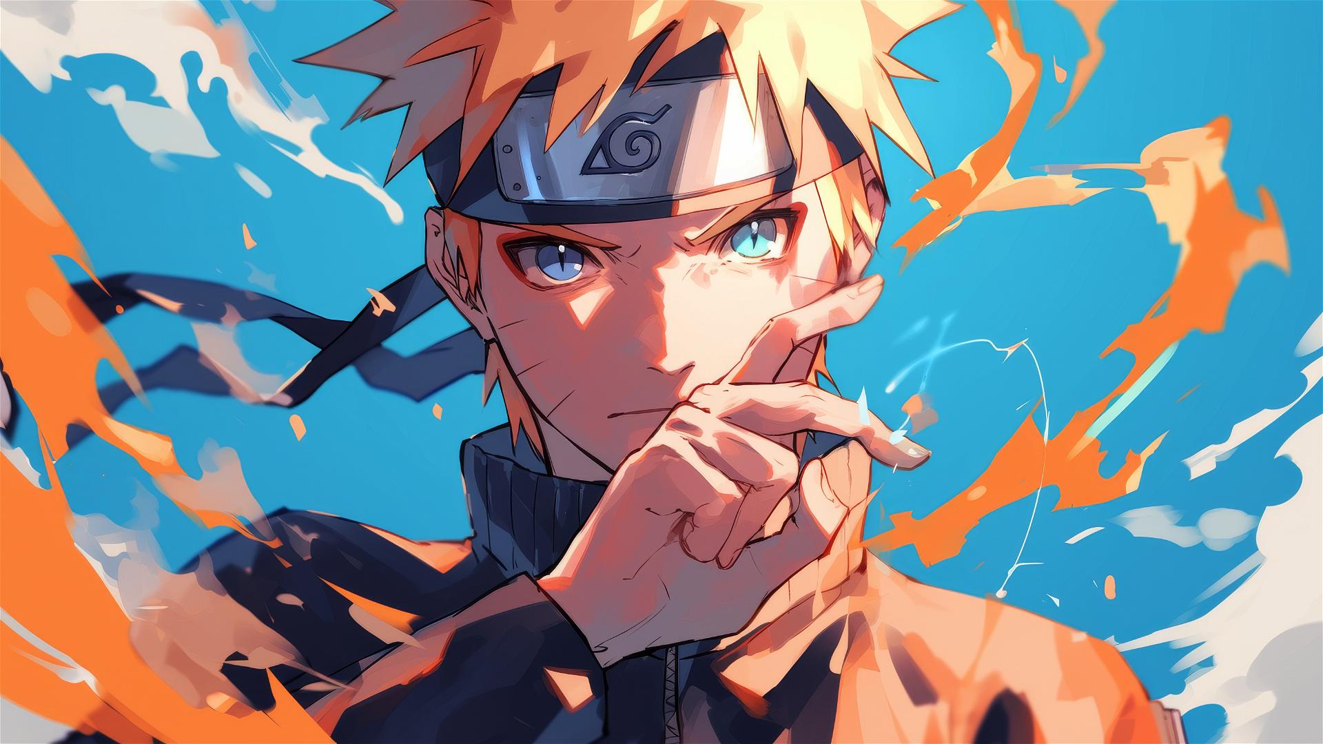 Naruto Uzumaki in iconic pose