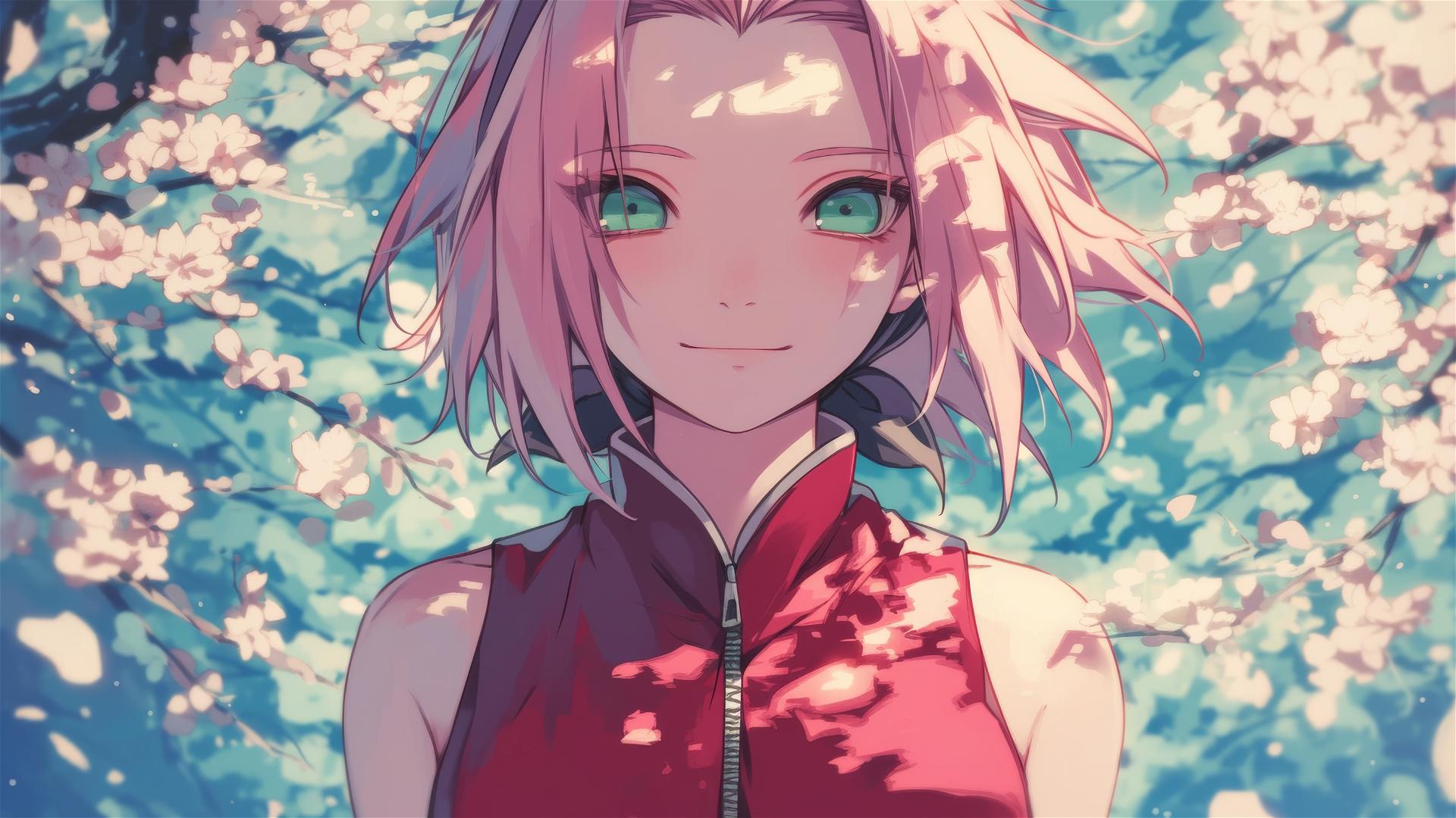 Illustration of Sakura Haruno from Naruto