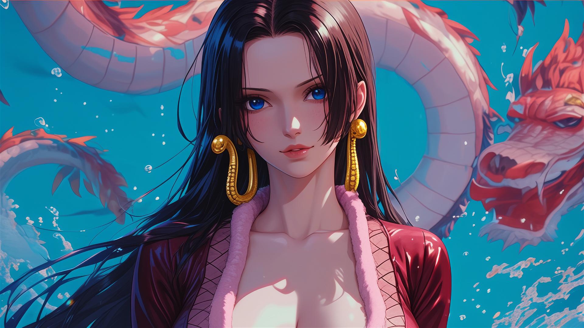 Boa Hancock character from One Piece anime series