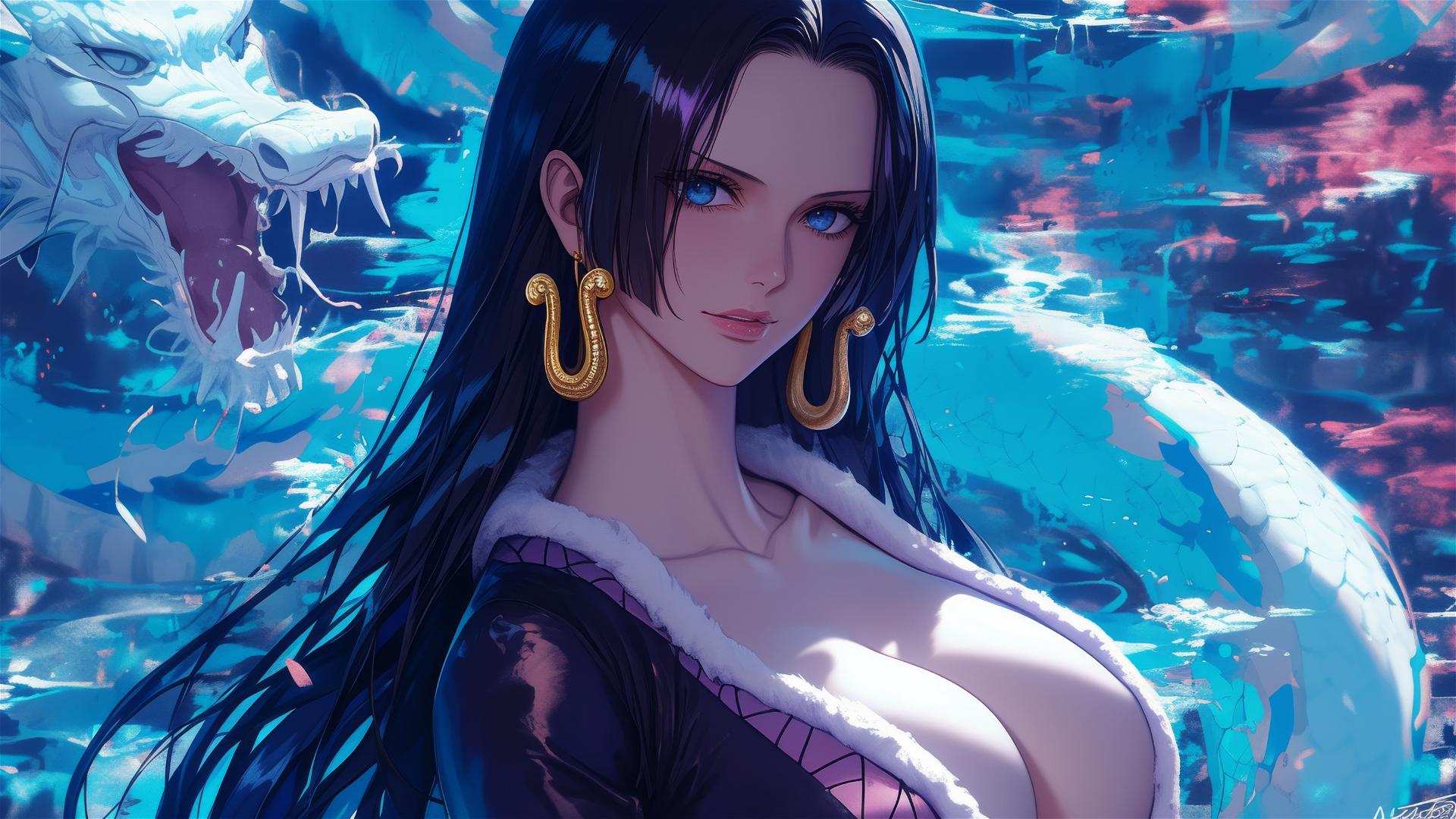 Boa Hancock character art from One Piece series