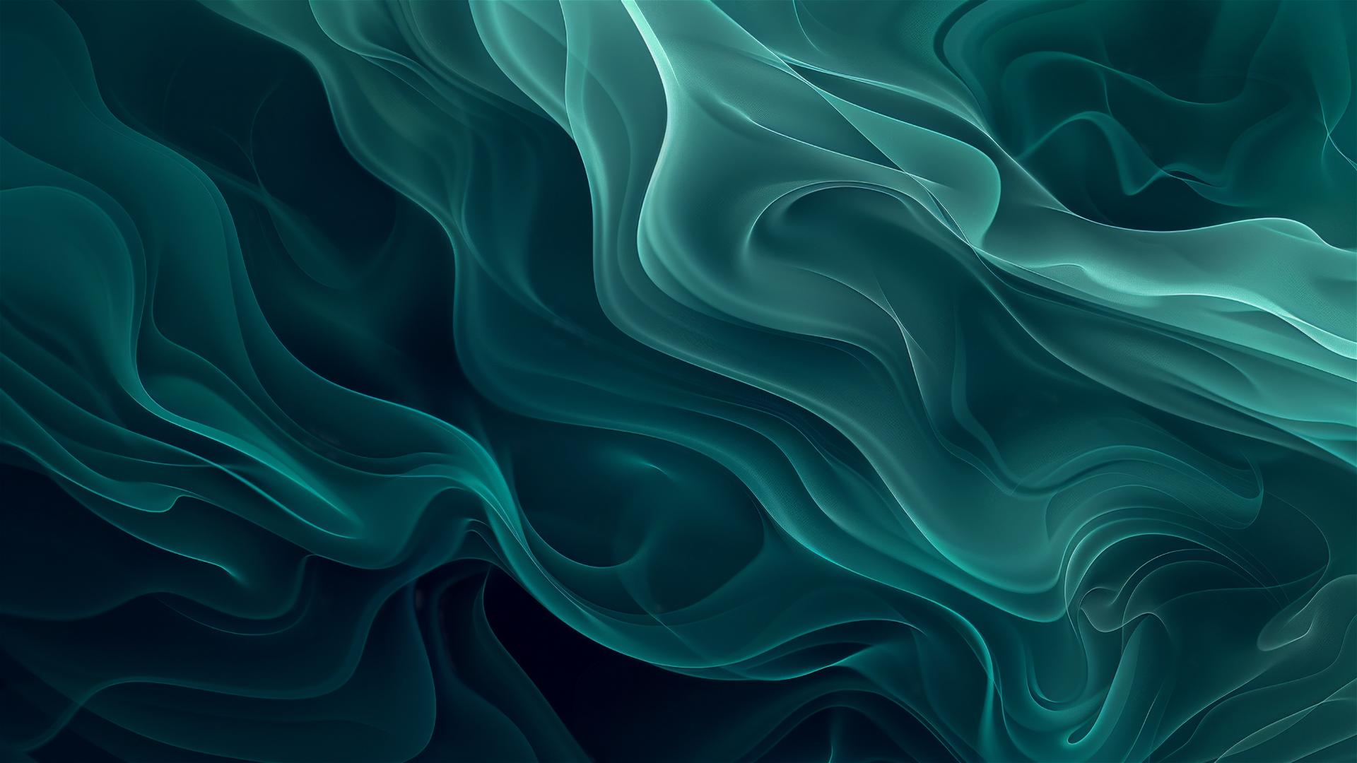 Dark teal minimalistic shapes on iPhone background