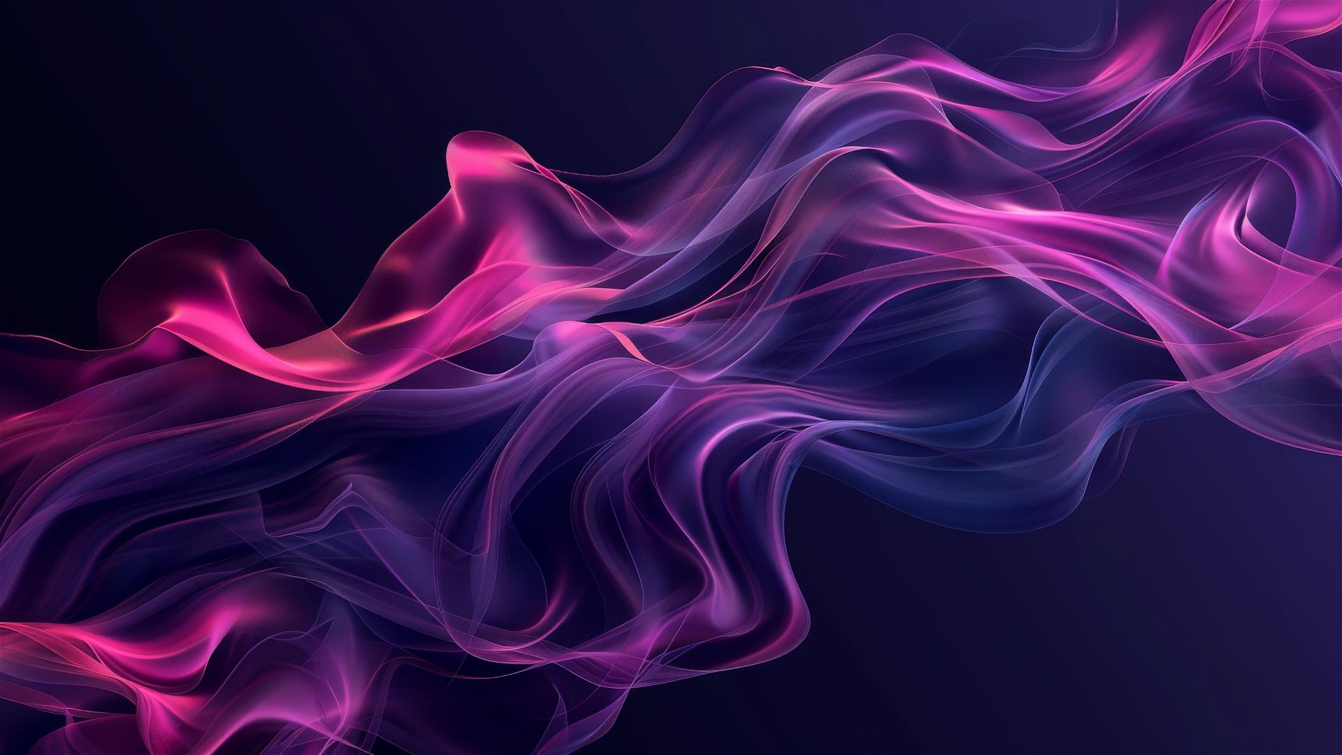 Dark magenta shapes on an iPhone background