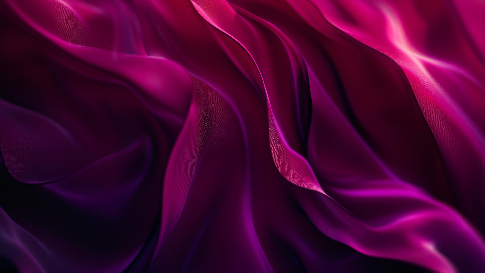 Dark magenta fluid shapes on iPhone screen for a minimalistic, elegant look