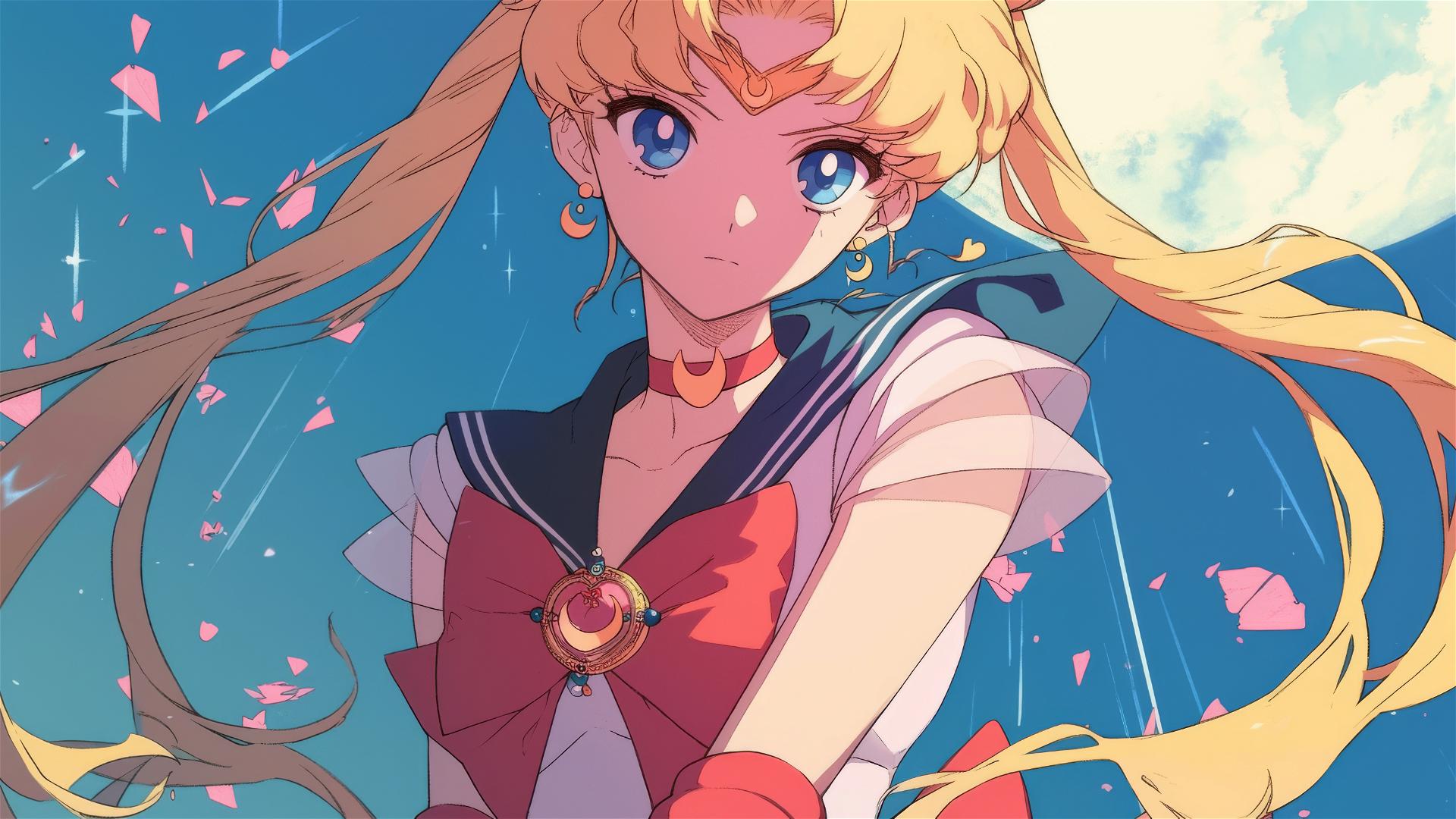 Sailor Moon character in iconic pose