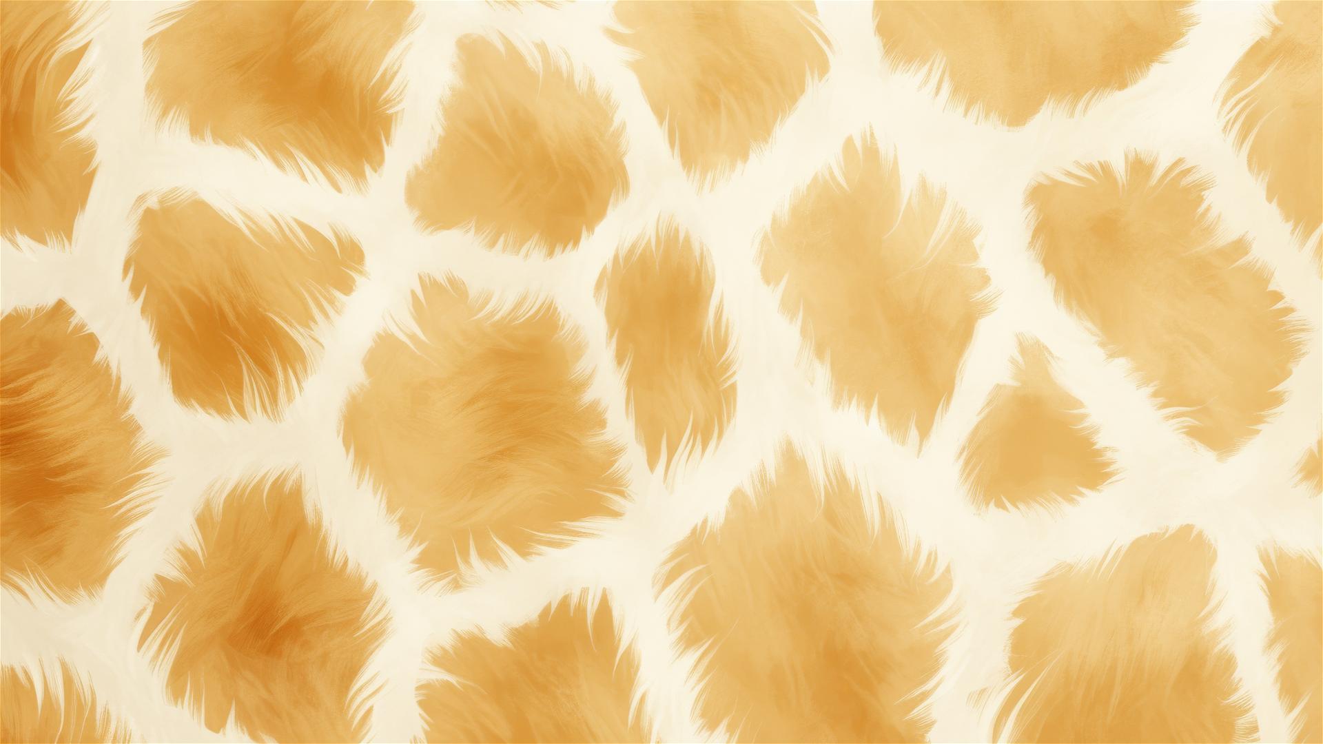Realistic giraffe fur pattern with light colors