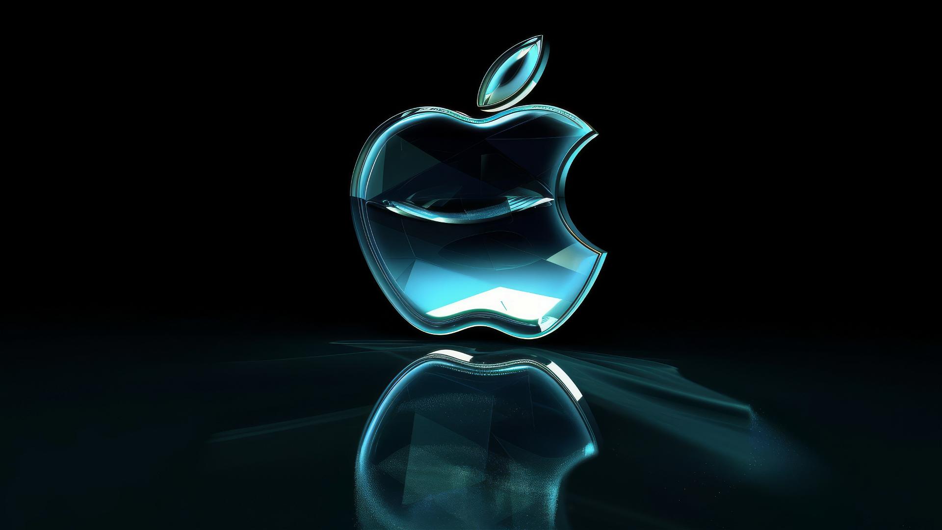 iPhone logo with ultra-detailed design