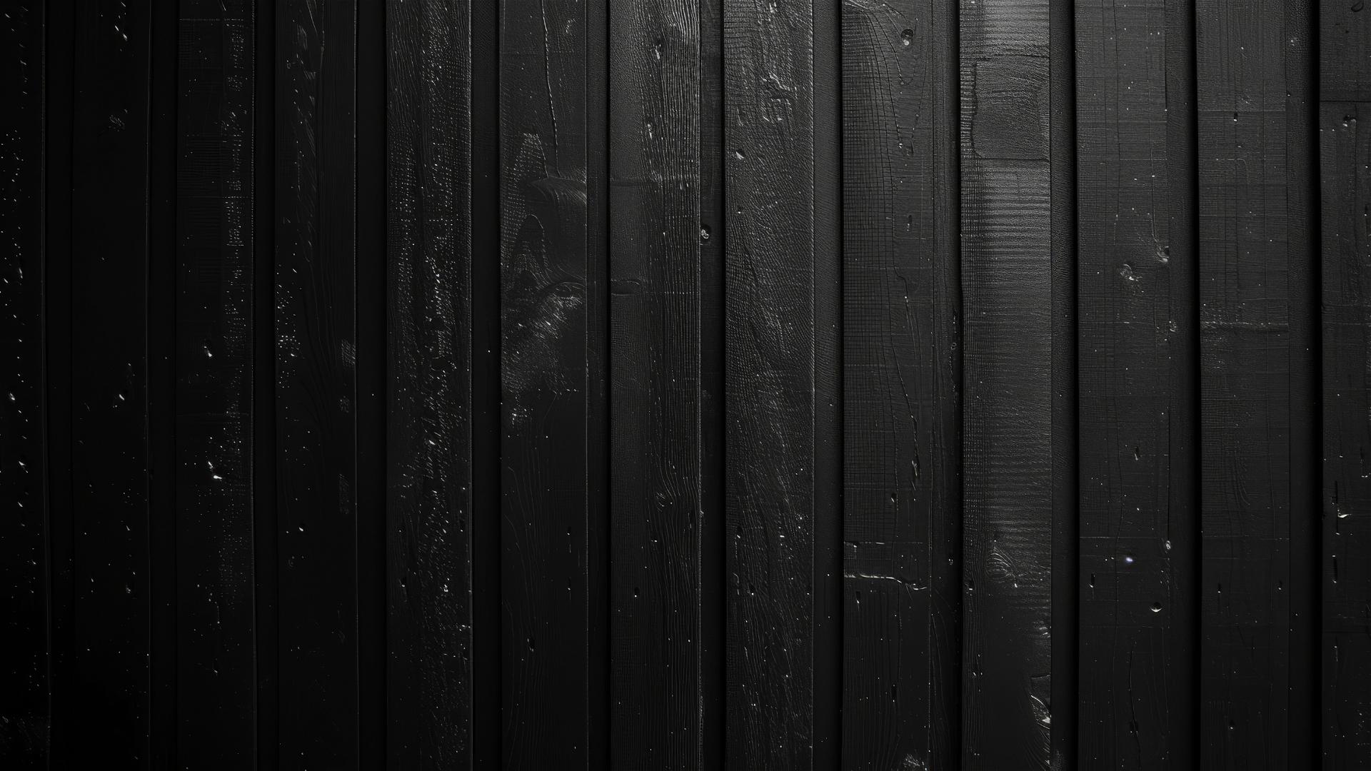 Minimalist black background in low light
