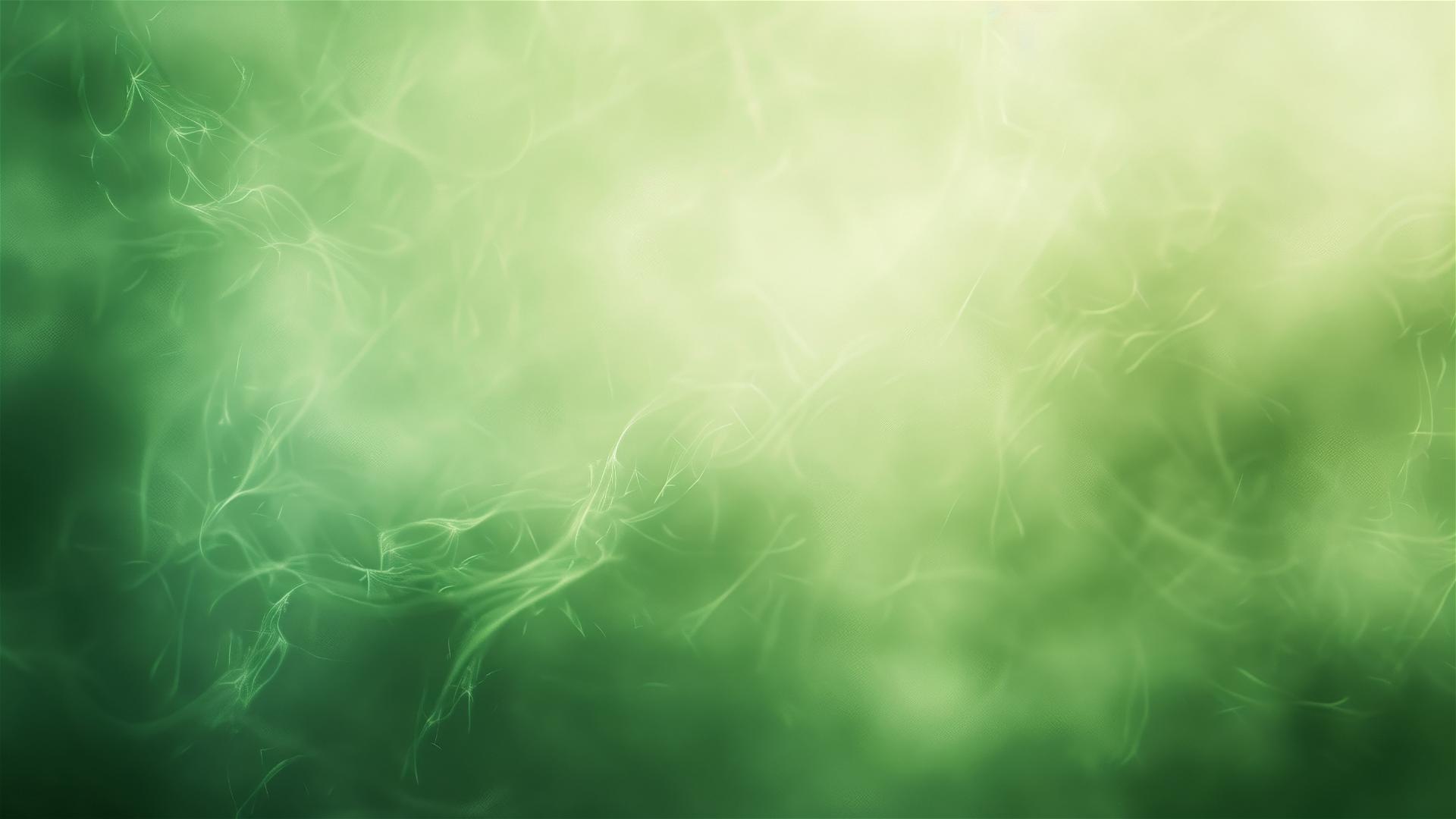Background gradient in various shades of green with a hint of color, slightly blurred