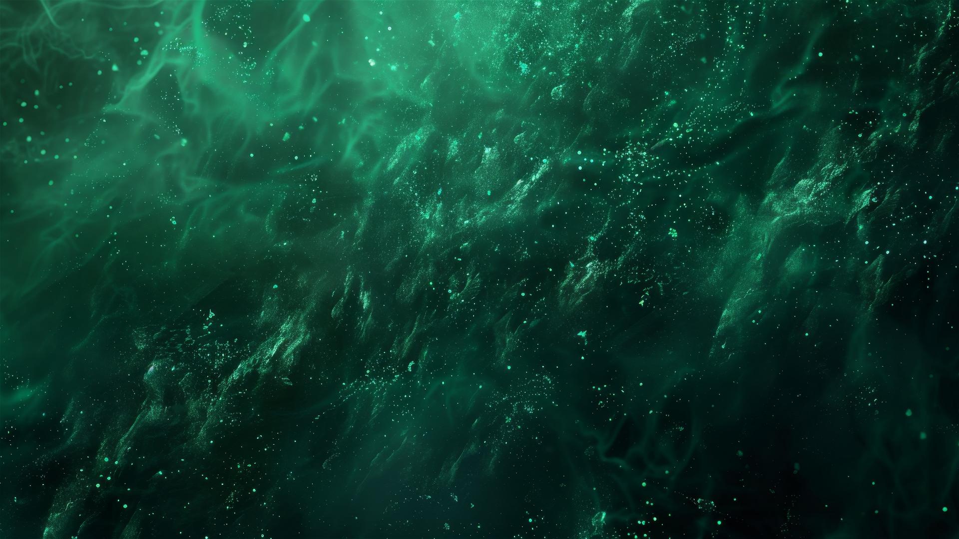 E-sports rank background with emerald and dark black flat lay texture