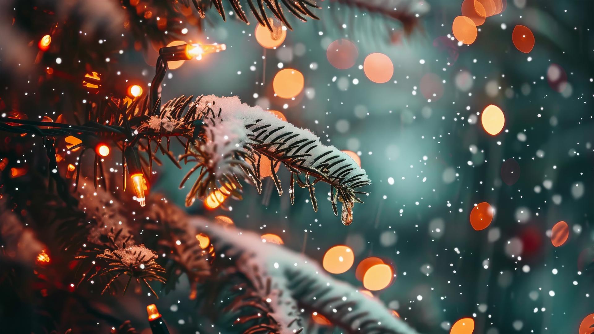 festive aesthetic Christmas background