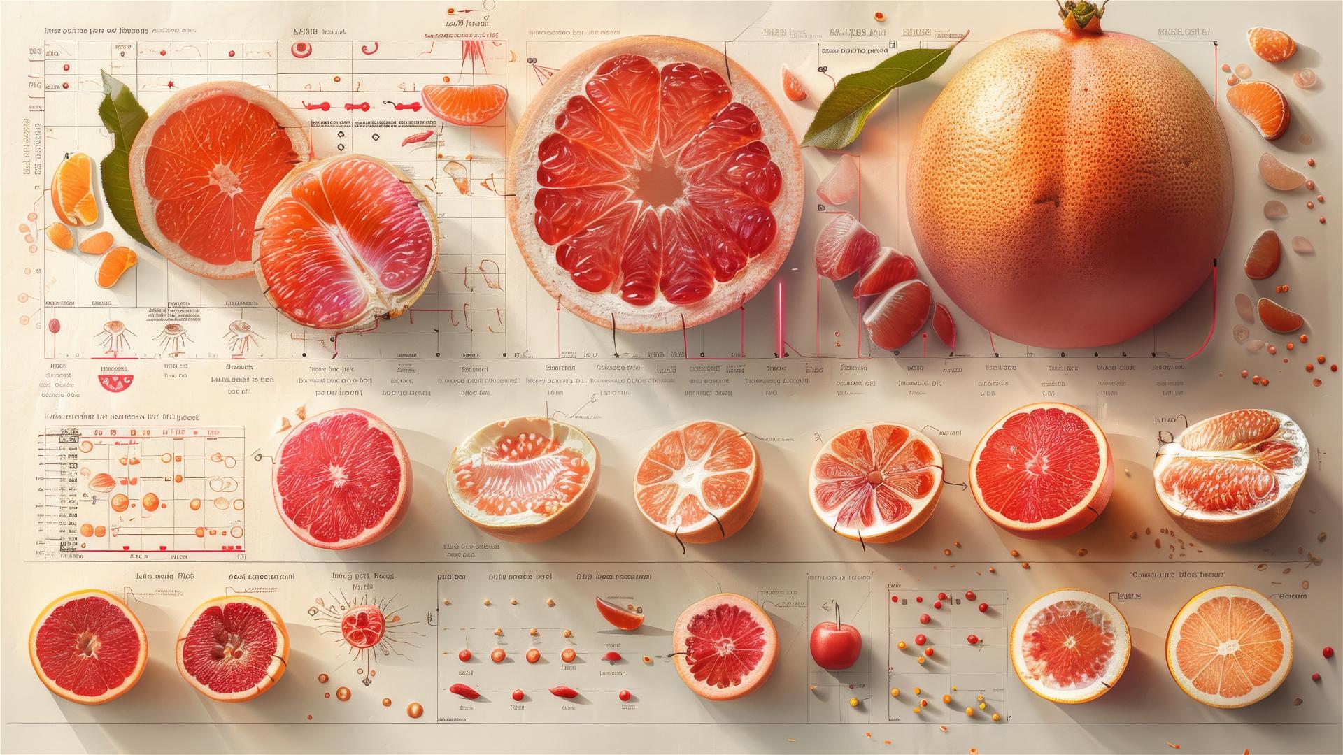 Infographic of a bizarre fruit's anatomy