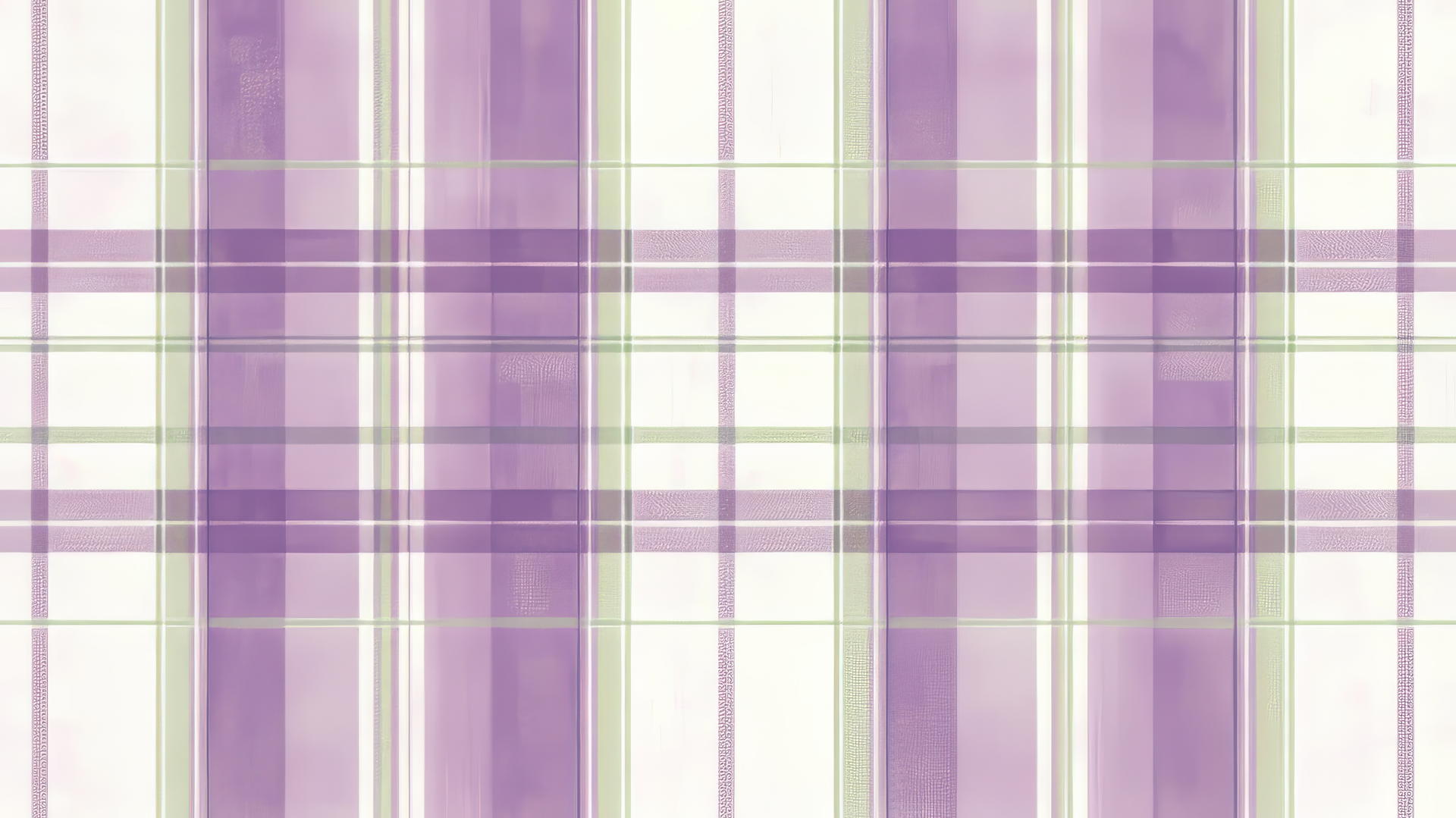 preppy purple wallpaper with classic purple and white plaid pattern and thin green stripes