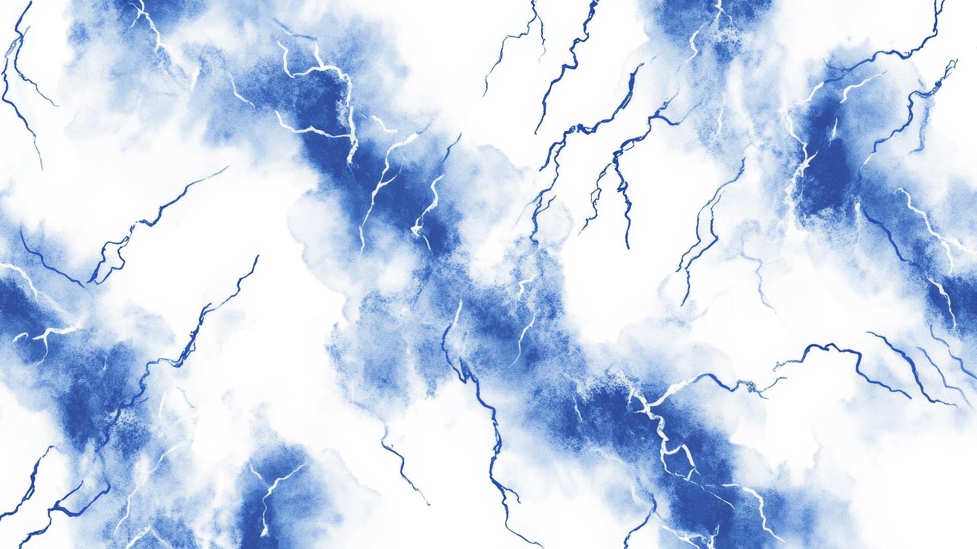 preppy blue wallpaper with bold lightning bolts on white background