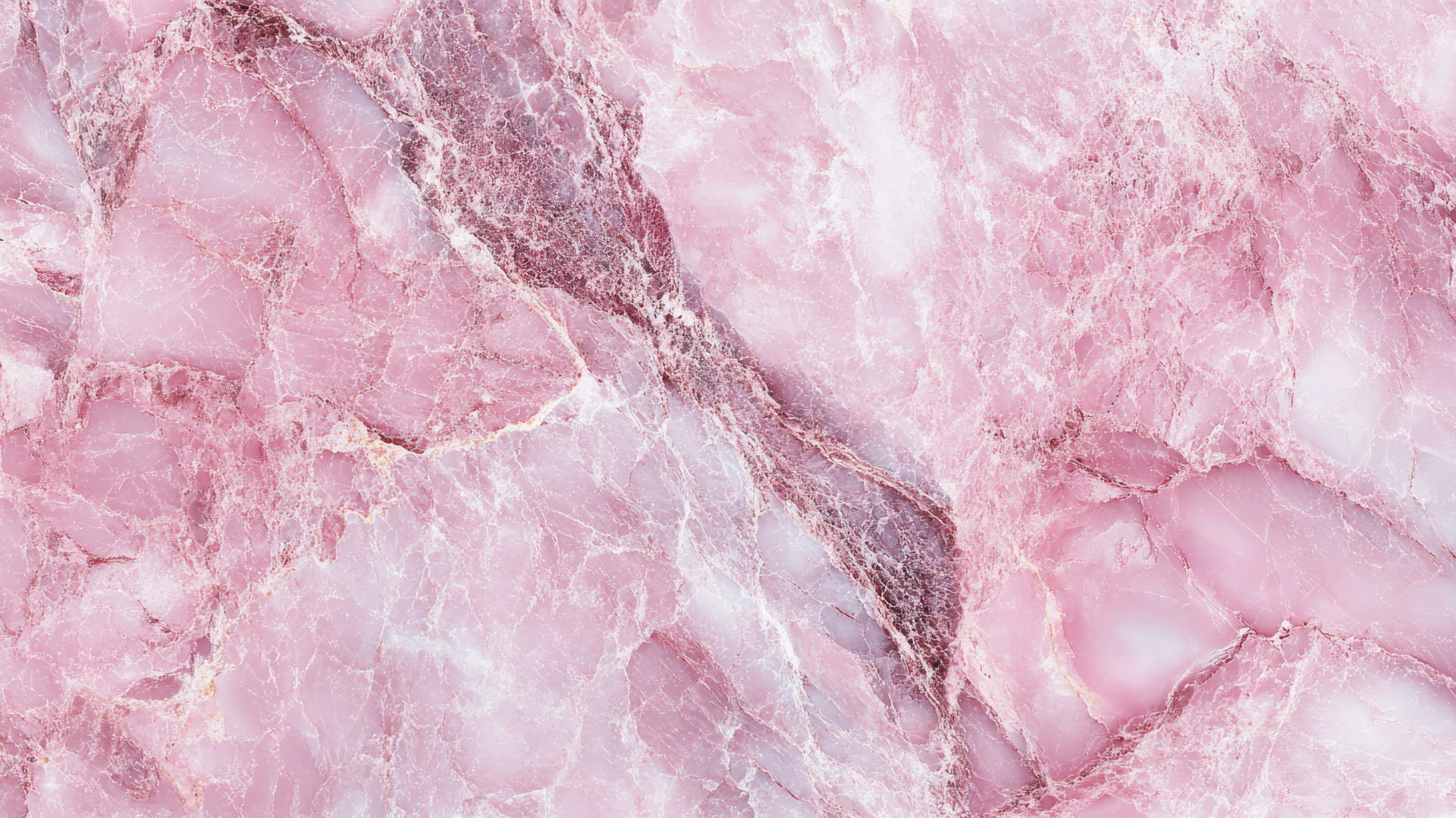 Pink aesthetic wallpaper with stylish marble texture and pink veining