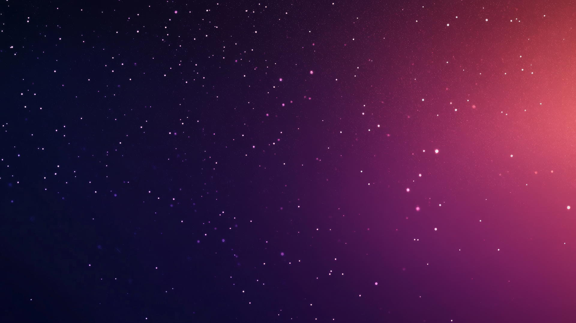 Black wallpaper for girls with a soft gradient to dark purple and small stars