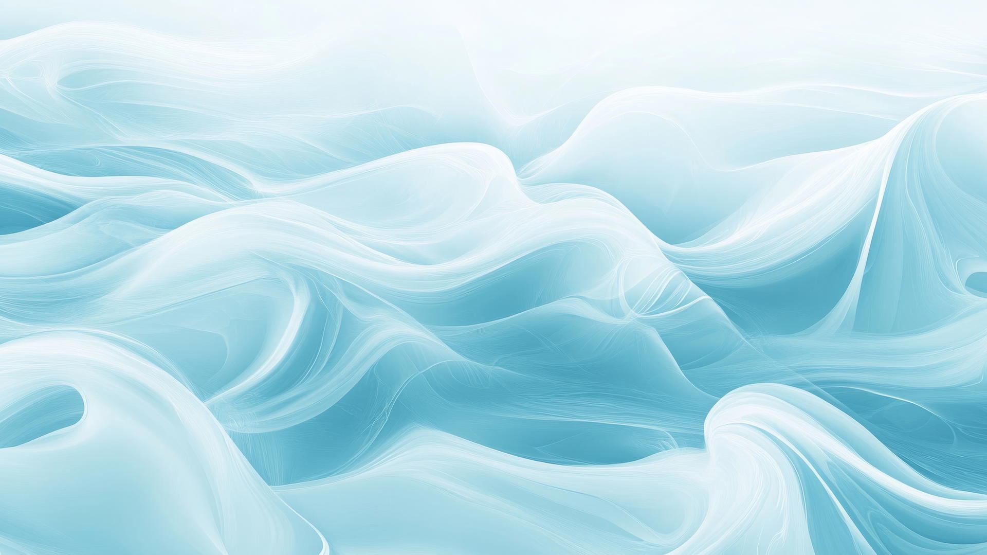 Baby blue wallpaper with gentle ocean waves creating a tranquil marine atmosphere