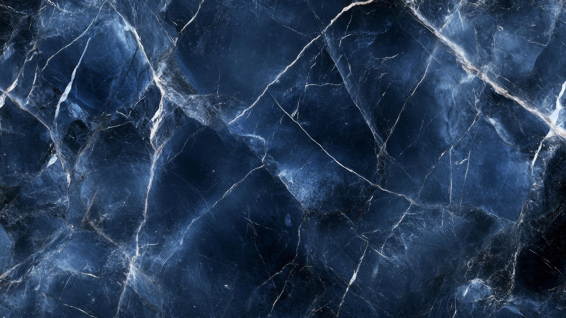 dark blue aesthetic wallpaper with white and silver marble veins