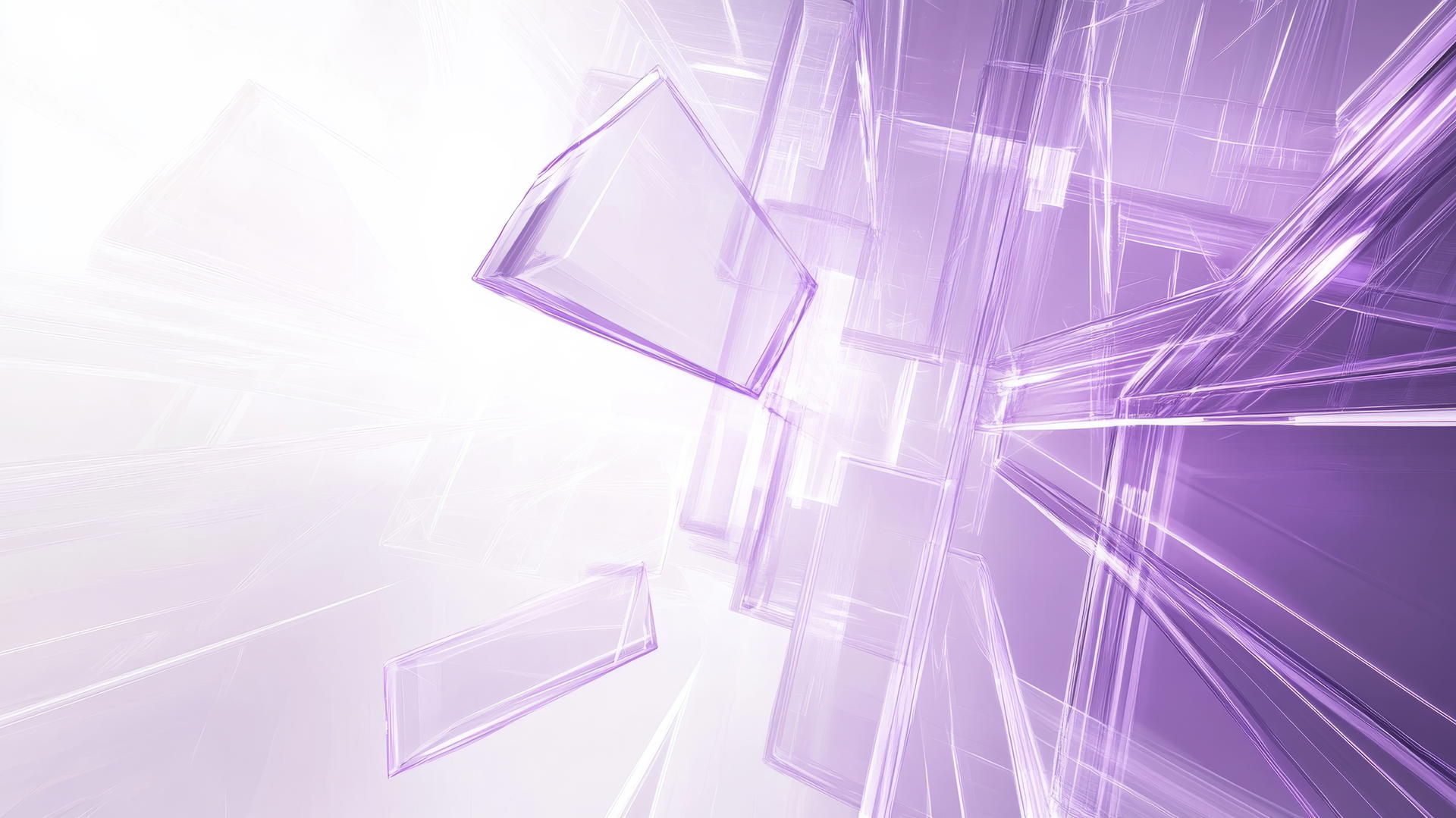 futuristic abstract light purple wallpaper with glowing lines and geometric shapes