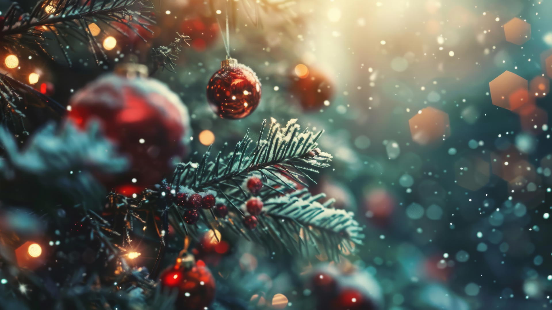 Christmas-themed background in 4K resolution