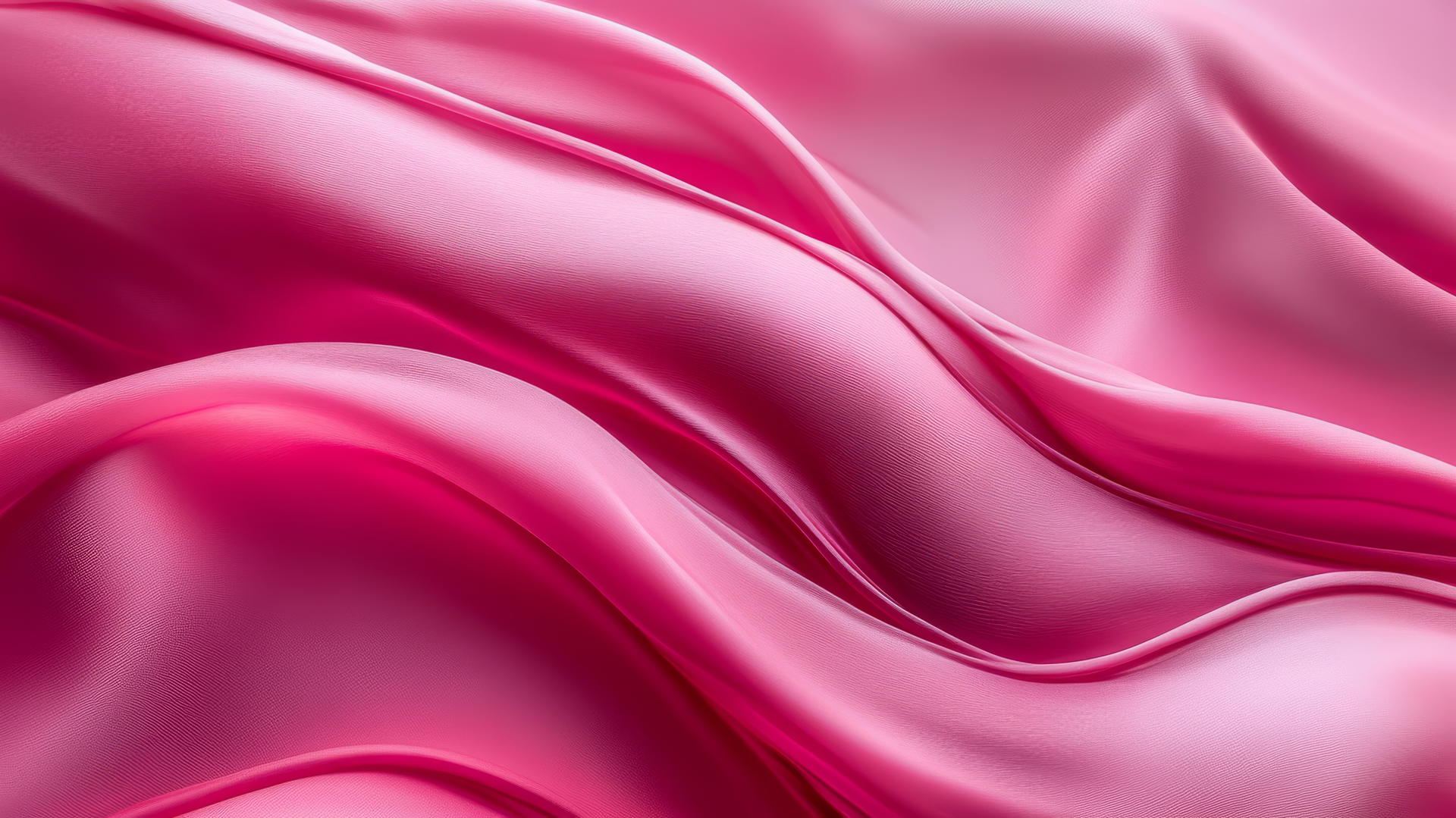 Fluid pink waves and ripples in motion, pink wallpaper aesthetic