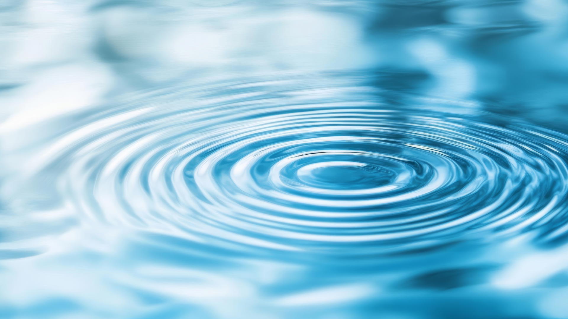 Aesthetic wallpaper blue with gentle water ripples and light reflections