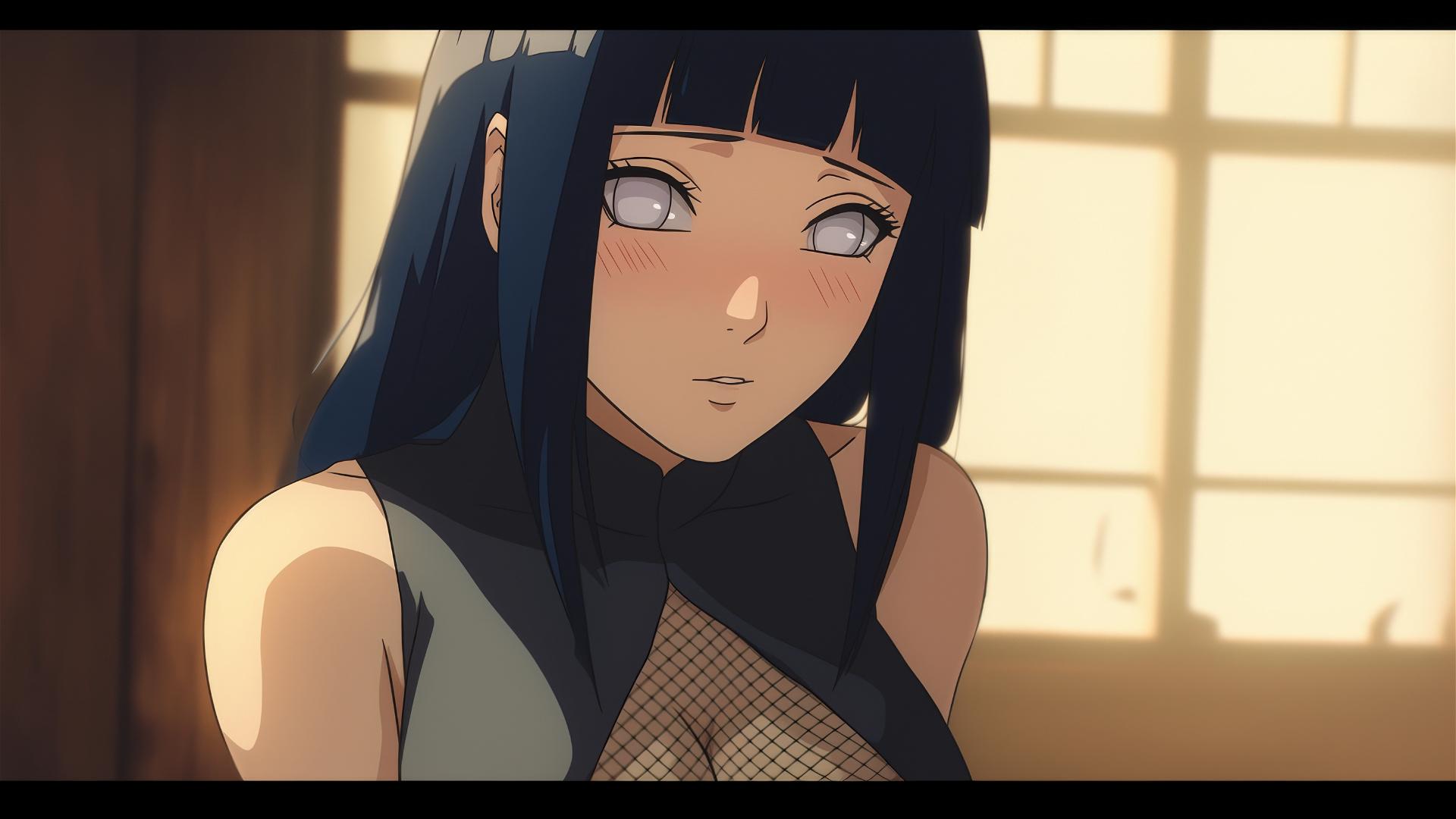 Illustration of Hinata Hyuga from Naruto