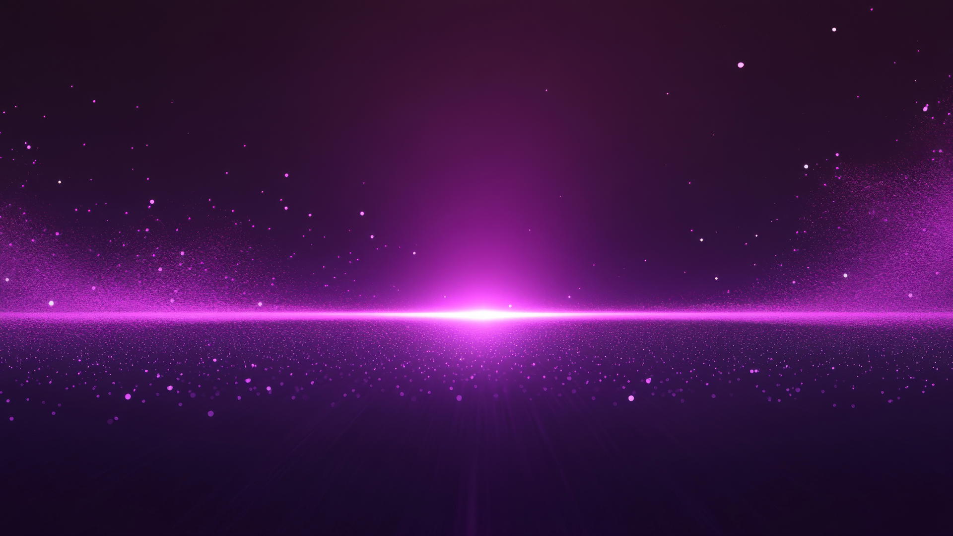 neon purple aesthetic wallpaper with a single glowing line and particles
