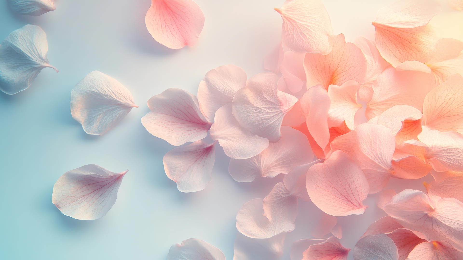 spring wallpaper with delicate pastel floral design
